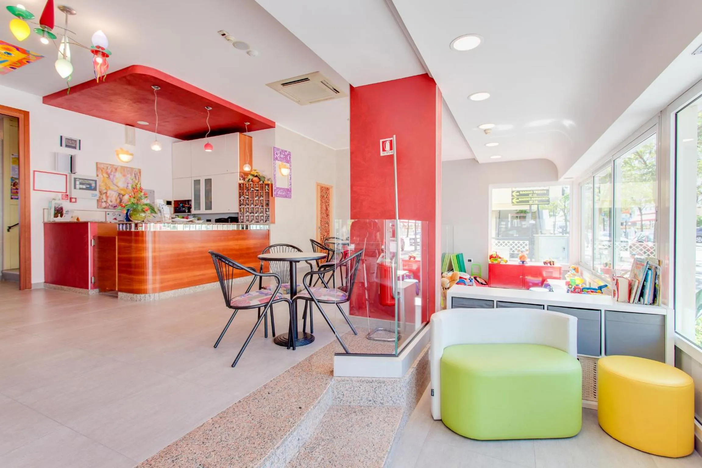 Lobby or reception in Hotel Sandra