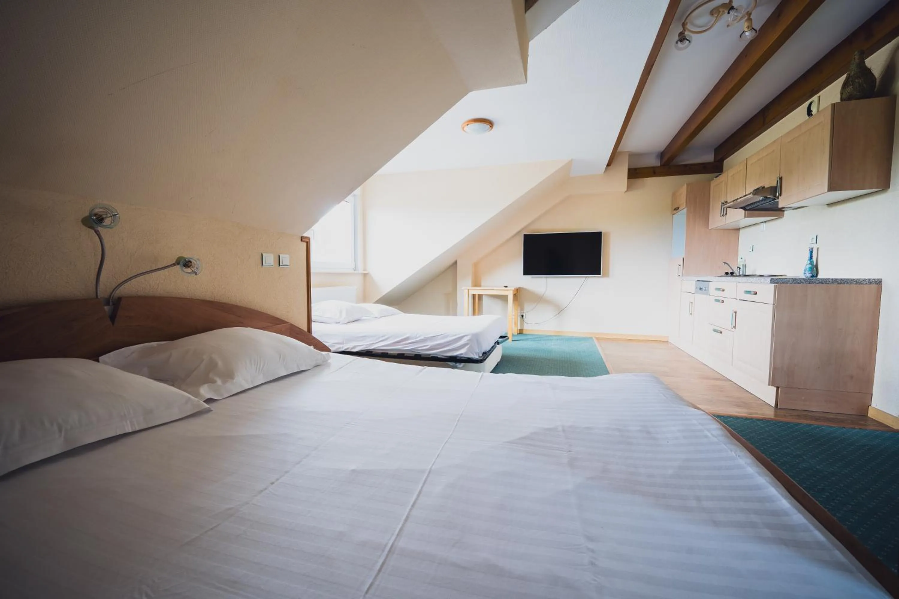 Bed in Hotel Du Donon