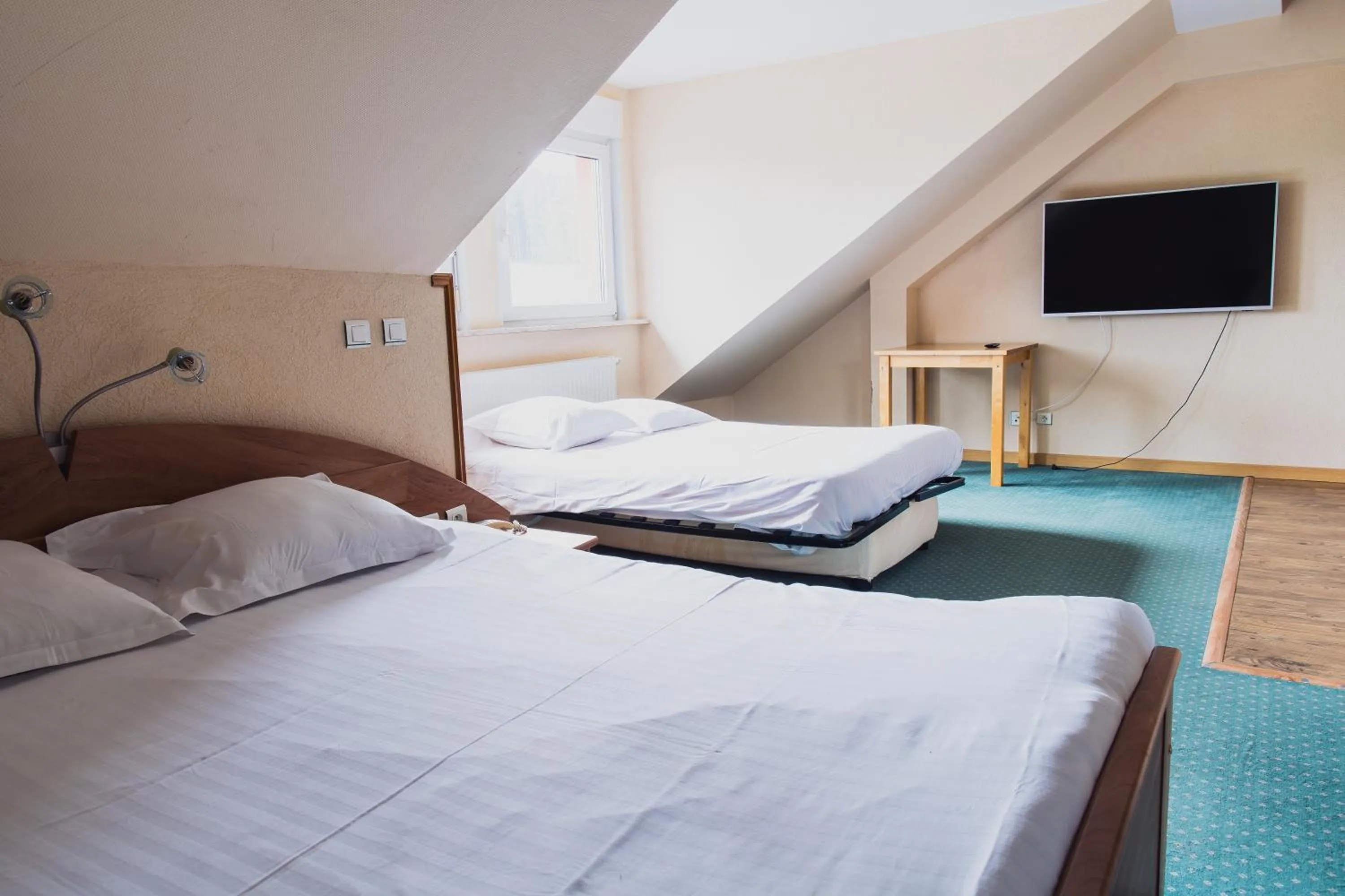 Bed in Hotel Du Donon