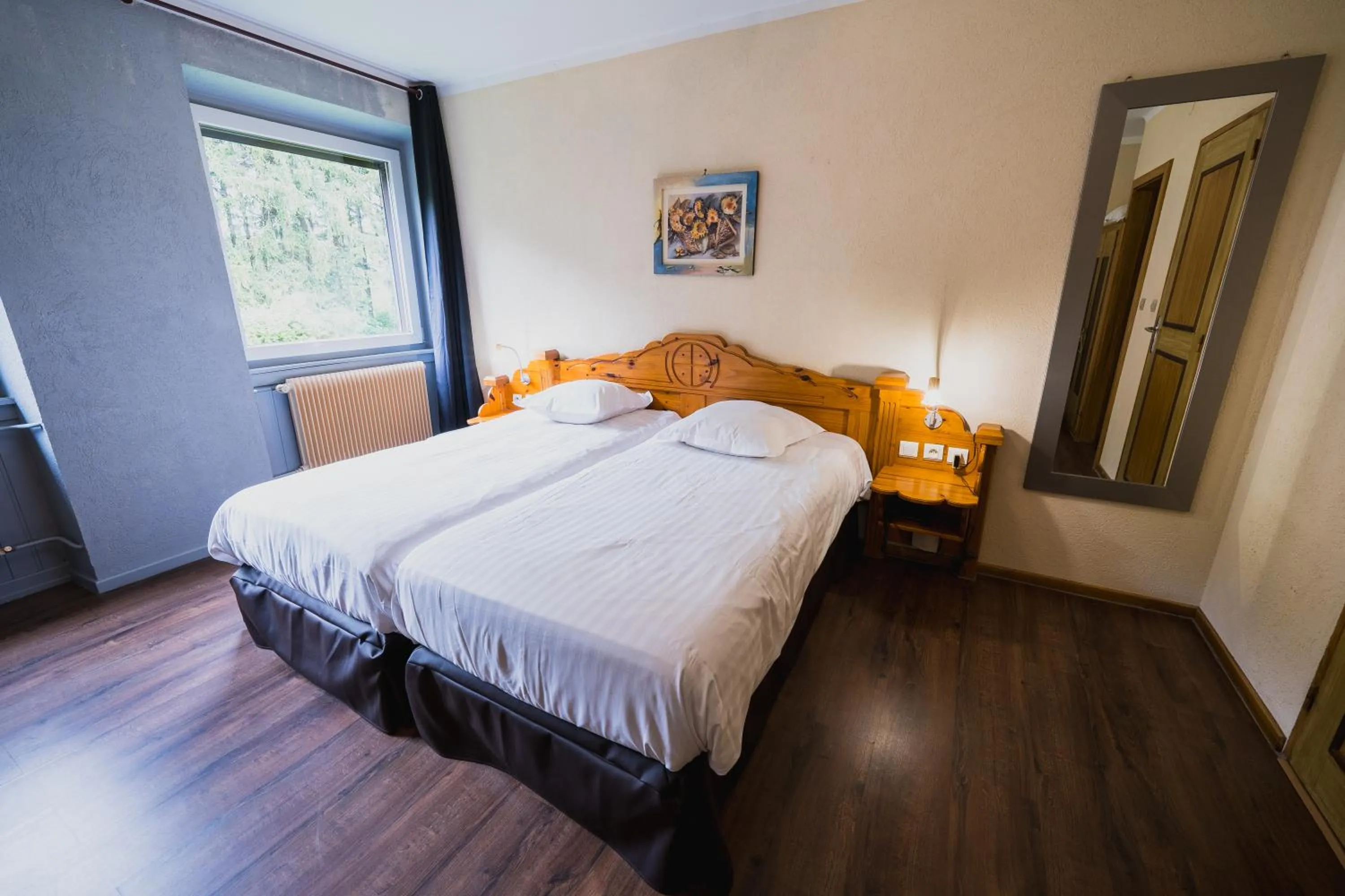 Bed in Hotel Du Donon