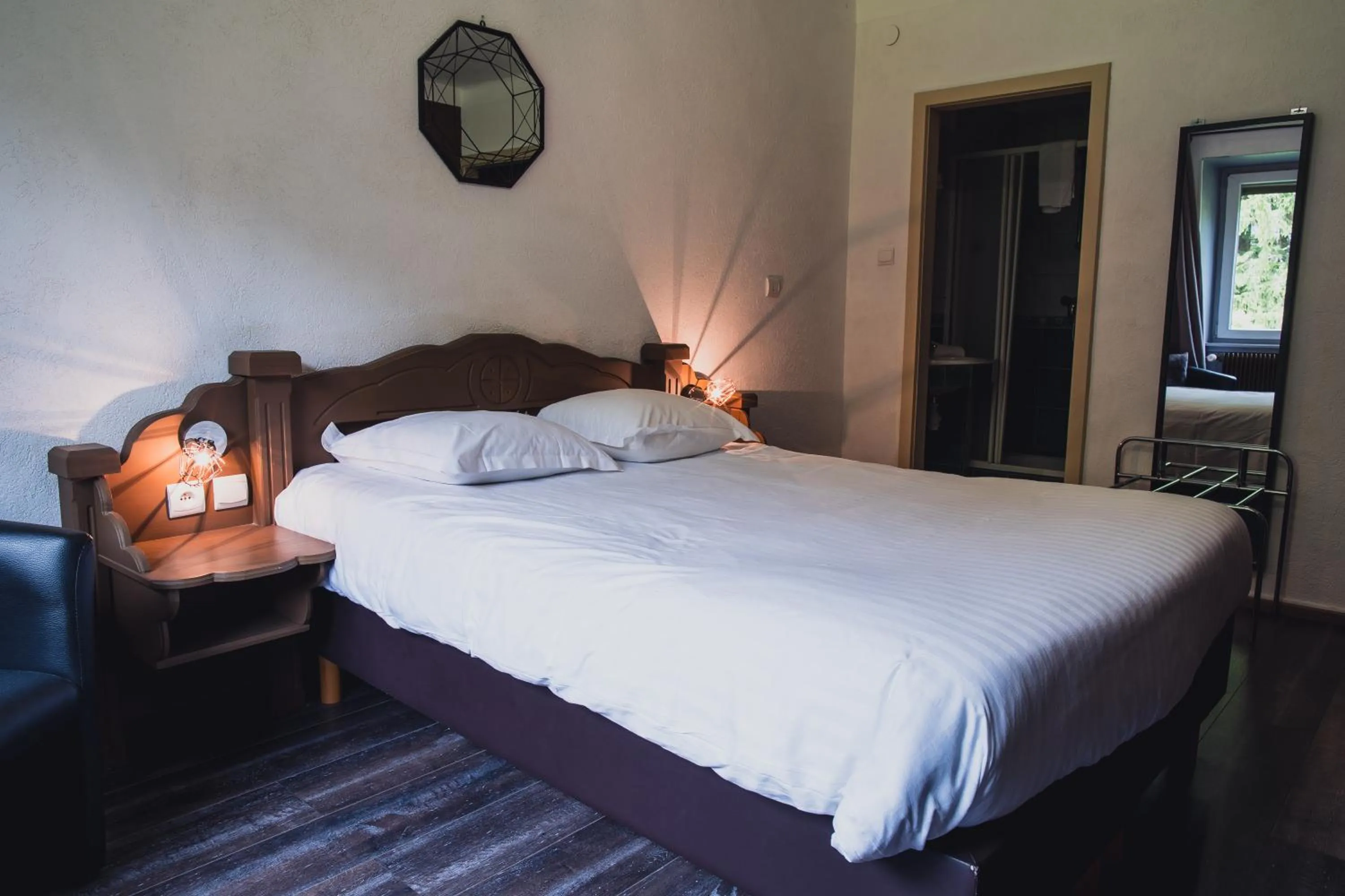 Bed in Hotel Du Donon