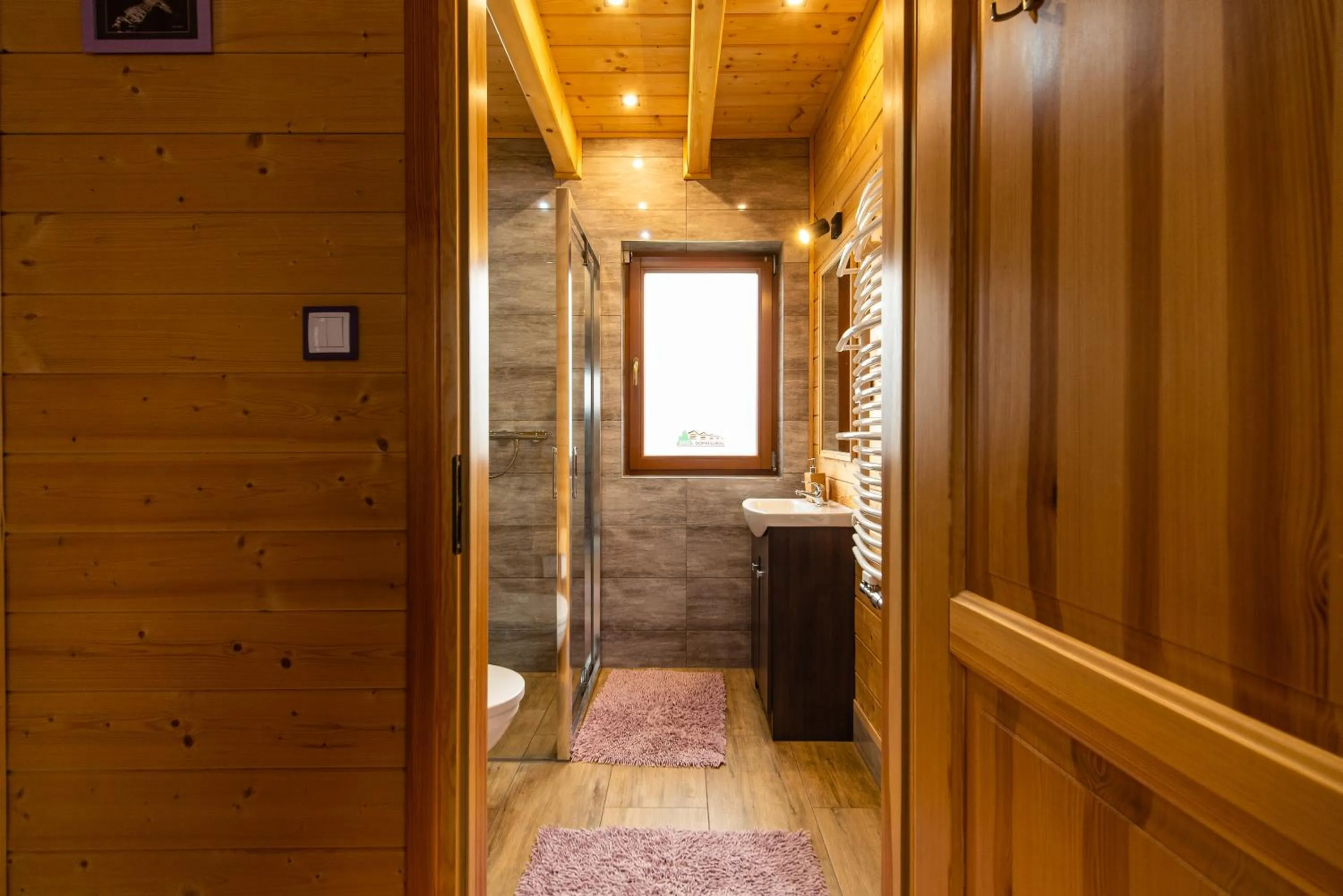 Bathroom in Eko domki MaMastra Szaflary