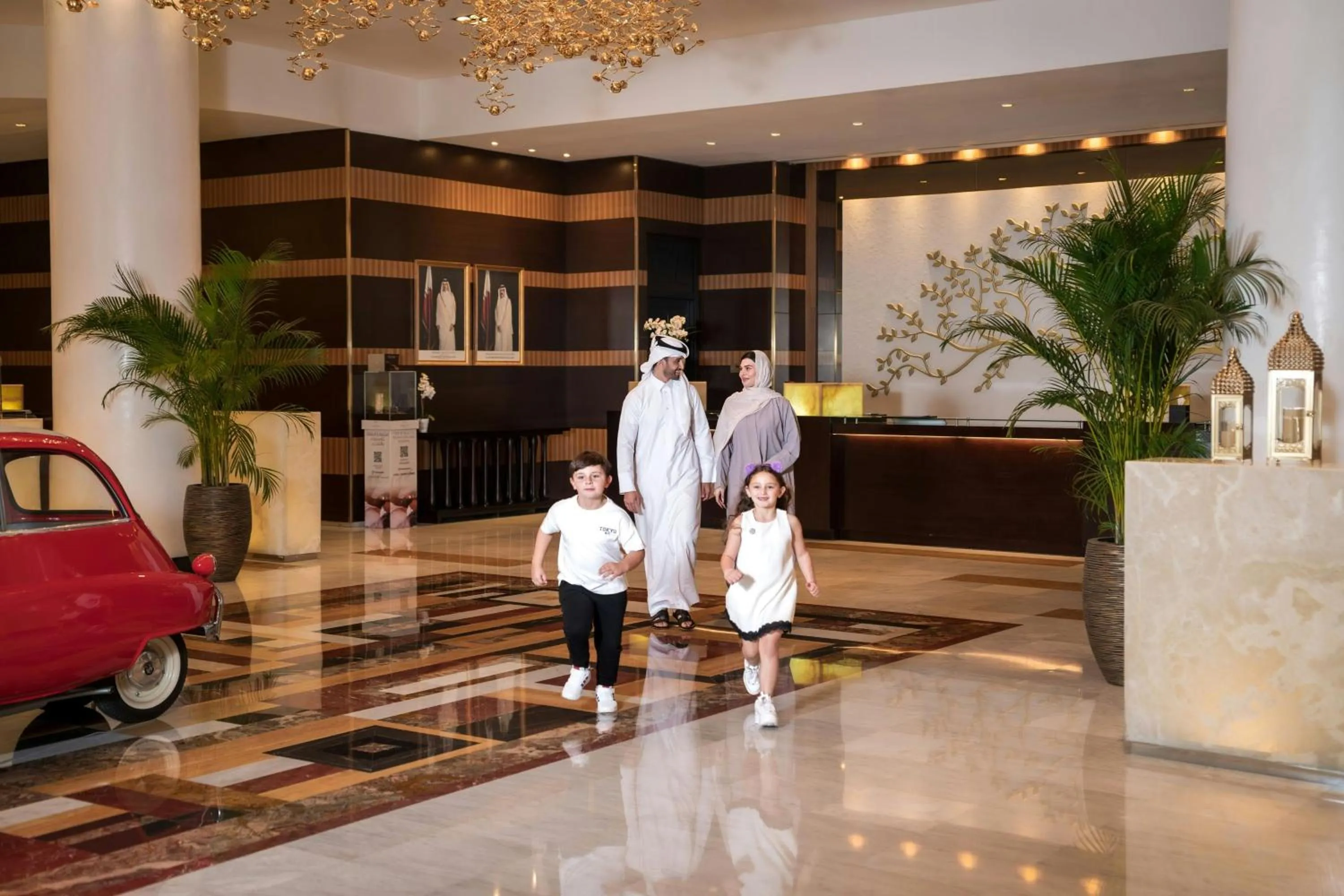 Lobby or reception in Marriott Marquis City Center Doha Hotel