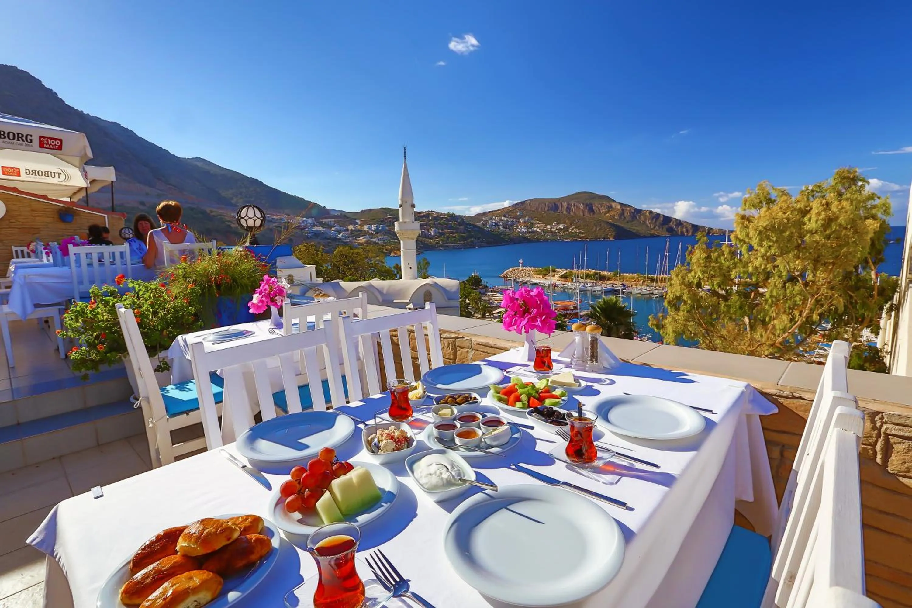 Breakfast in Zinbad Hotel Kalkan