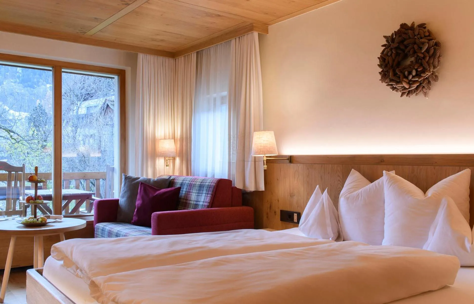 Photo of the whole room, Bed in Hotel Montafoner Hof