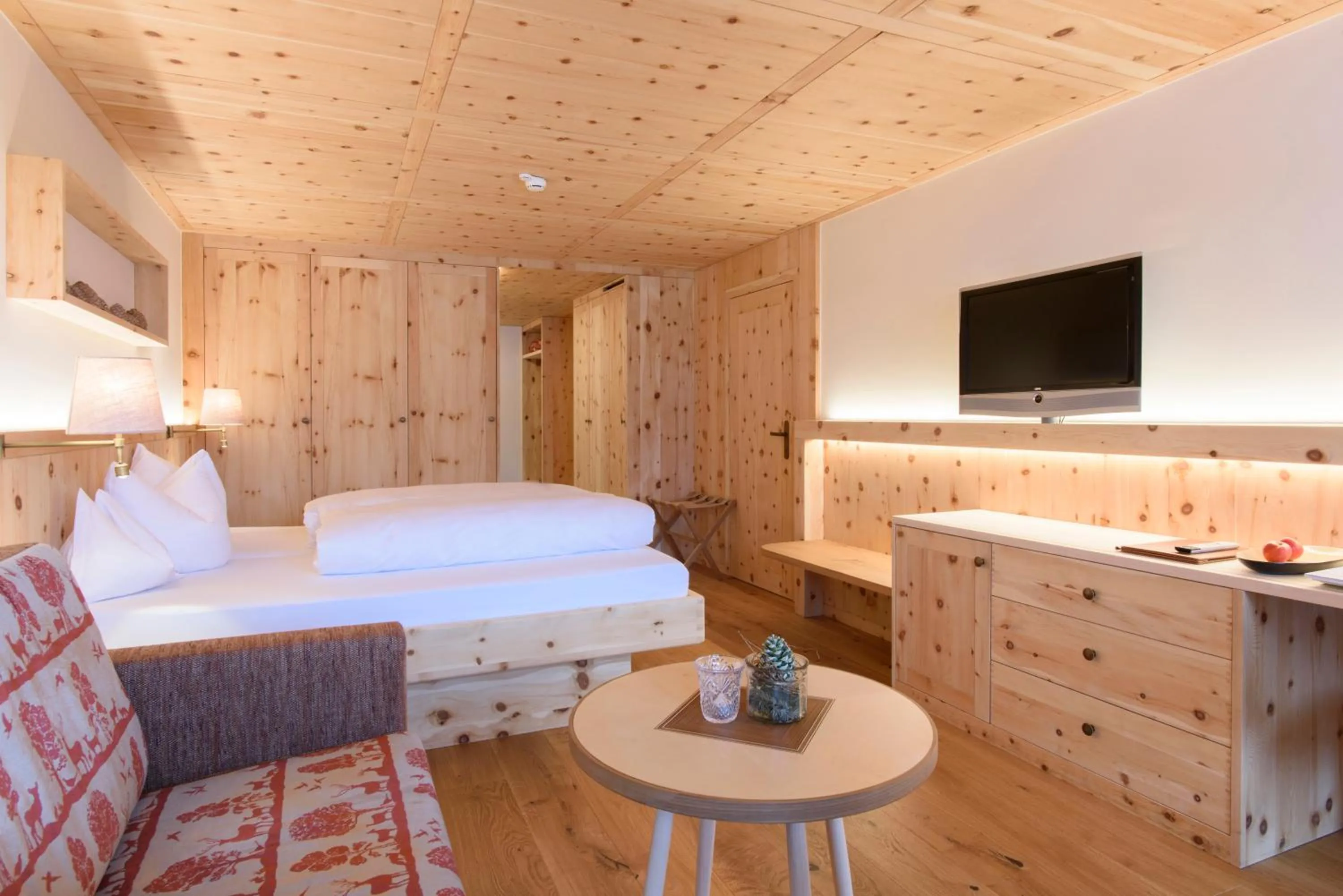 Photo of the whole room, Bed in Hotel Montafoner Hof