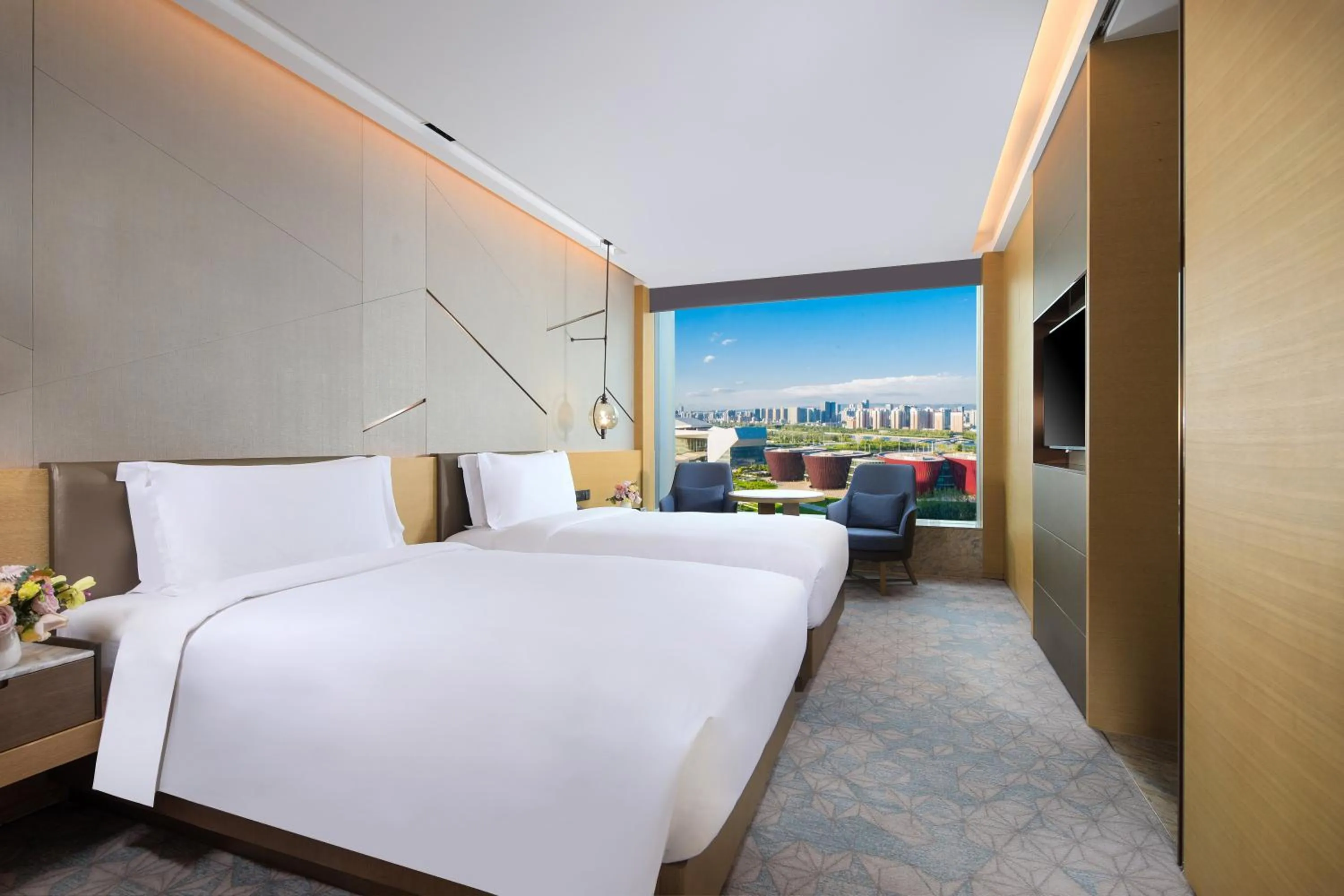 Photo of the whole room, Bed in InterContinental Taiyuan by IHG