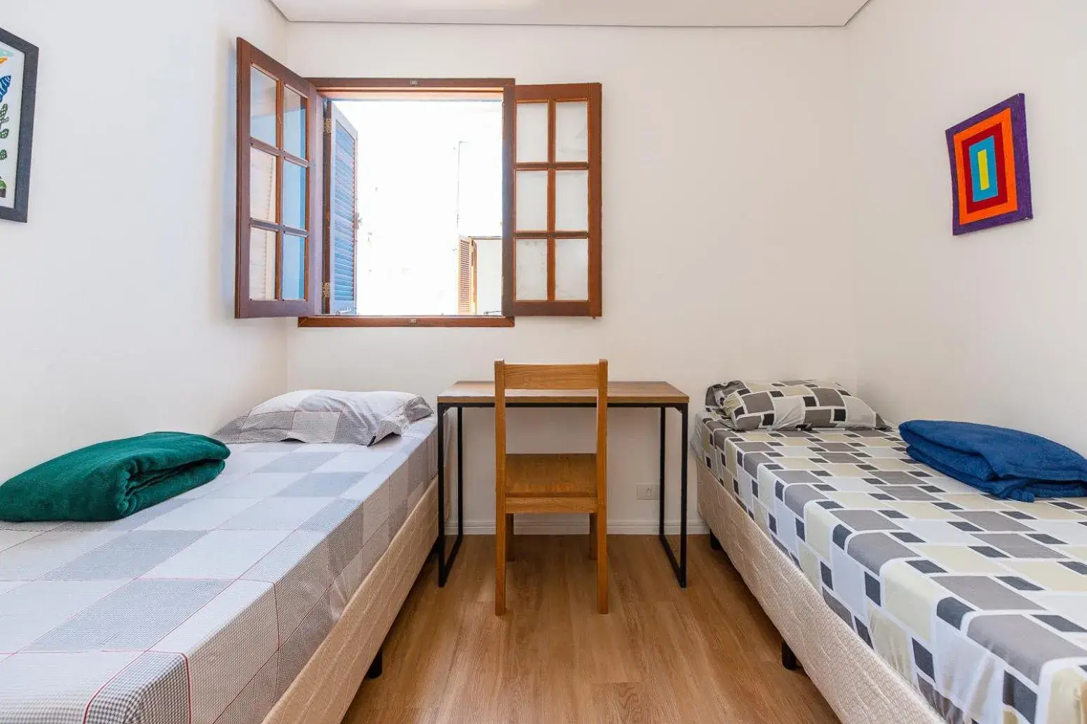 Double or Twin Room with Shared Bathroom - single occupancy in Hostel Casa Azul Double or Twin Room with Shared Bathroom - single occupancy in Hostel Casa Azul