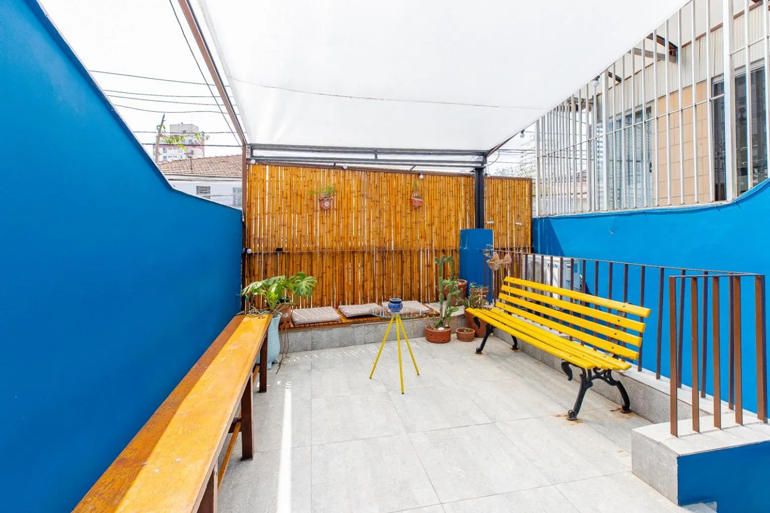 Patio in Hostel Casa Azul