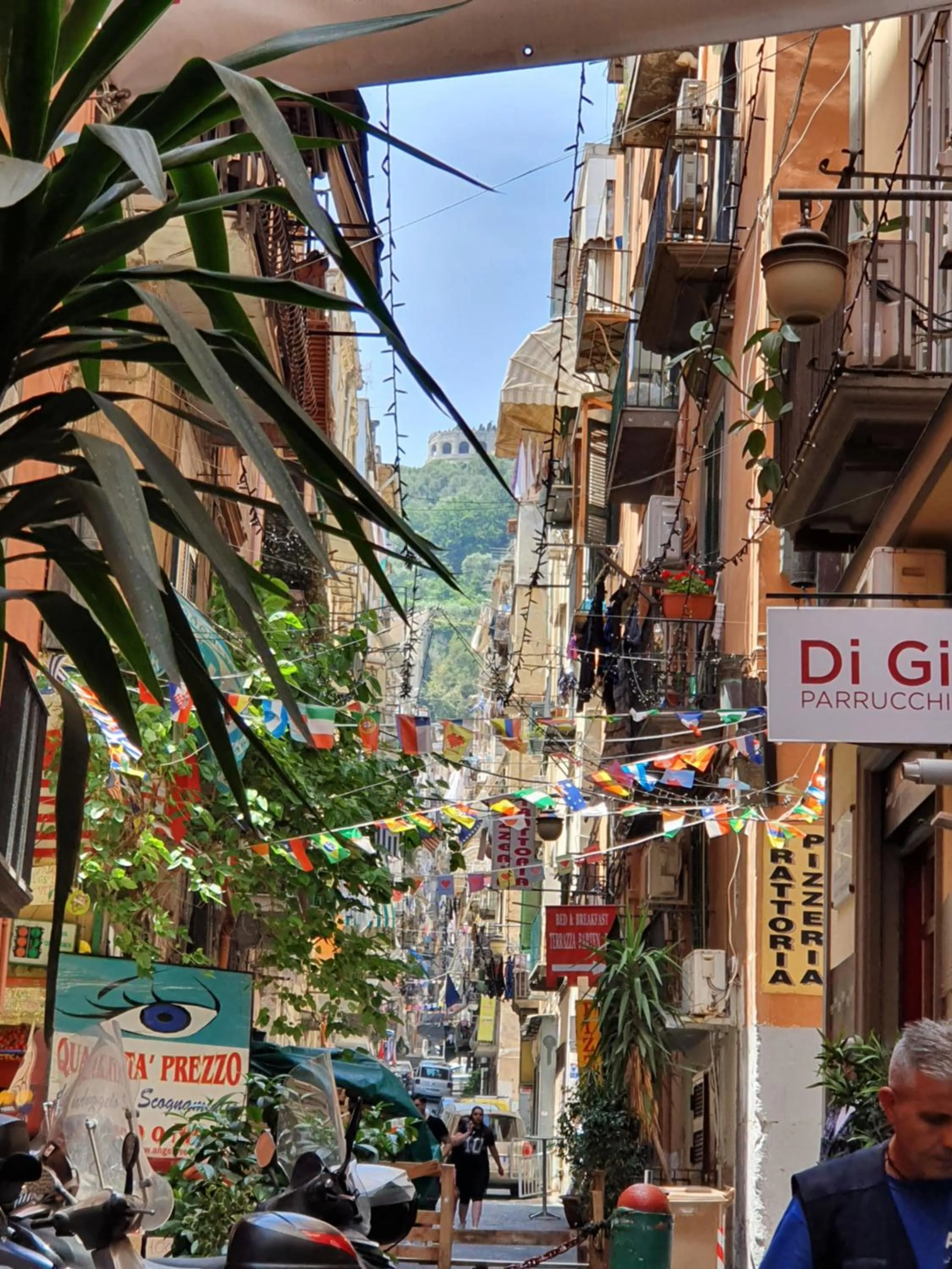 City view in La Bella Napoli B&B