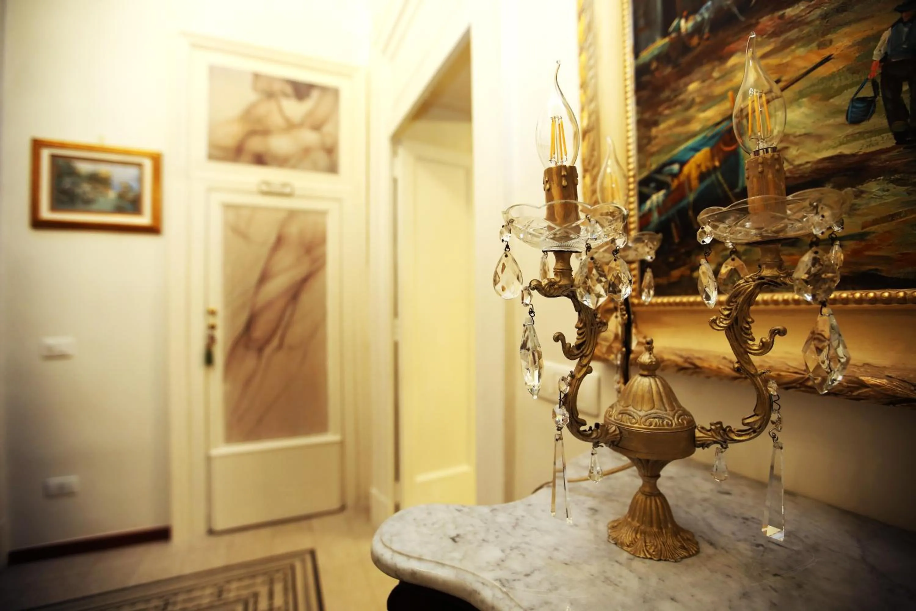 Living room in La Bella Napoli B&B