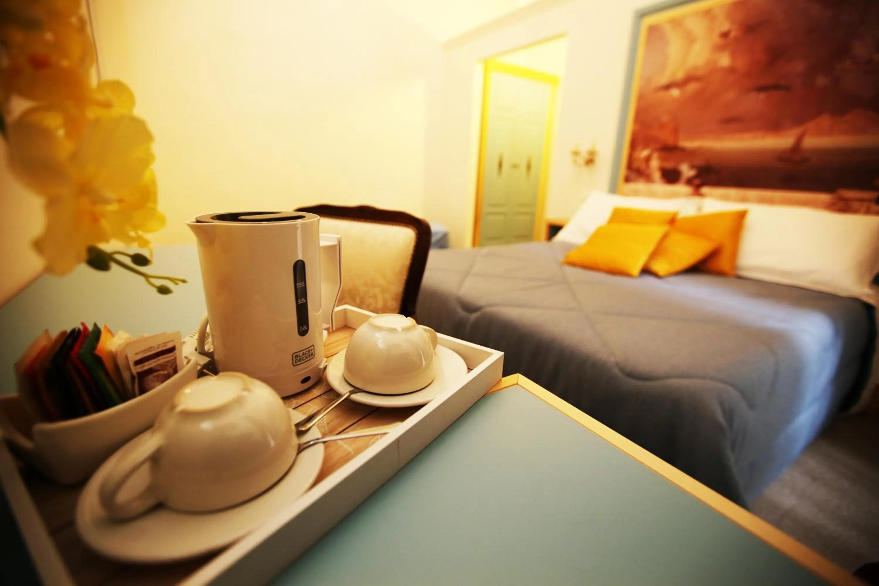 Coffee/tea facilities, Bed in La Bella Napoli B&B