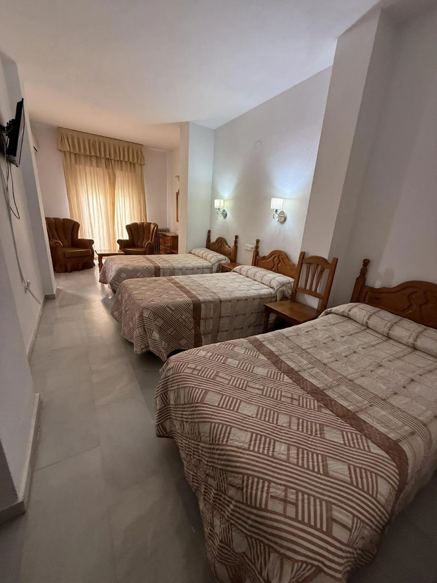 Bed in Hotel Mirasol