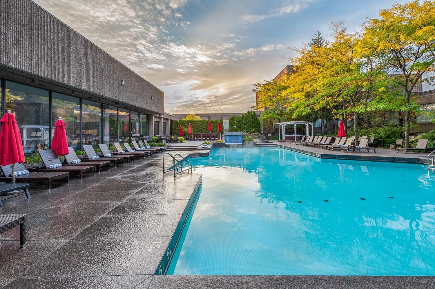 Swimming pool in Hotel Bonaventure Montreal