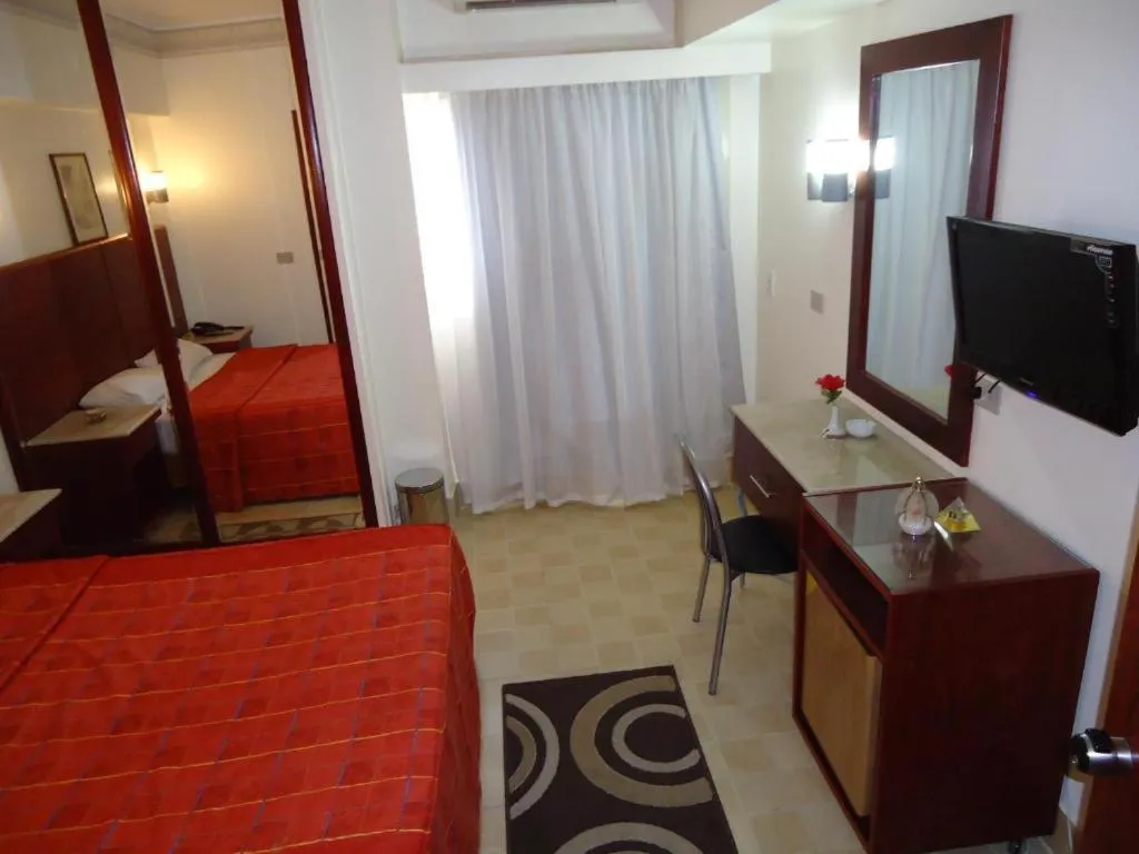 Bed in Pharaohs Hotel