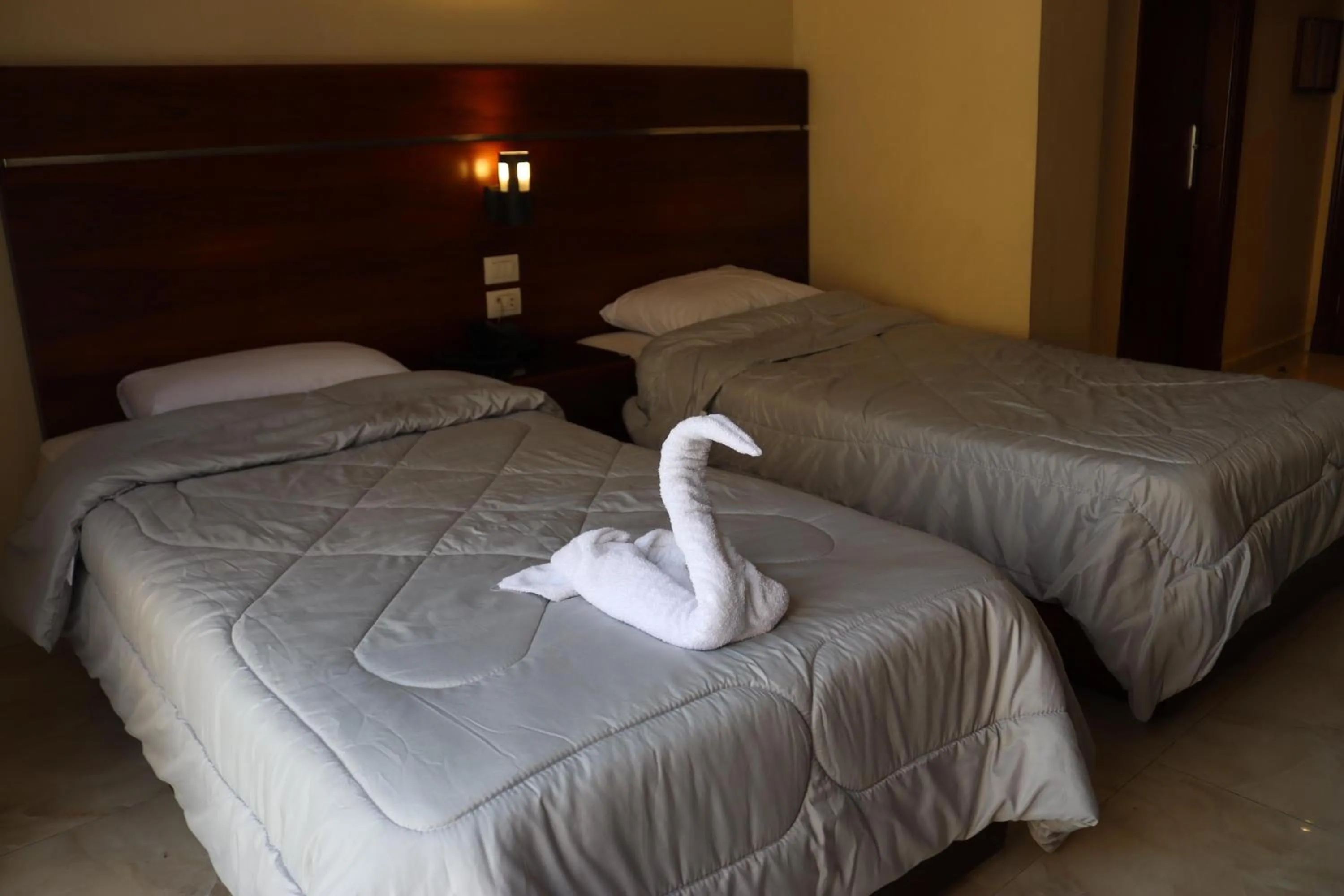 Bed in Pharaohs Hotel