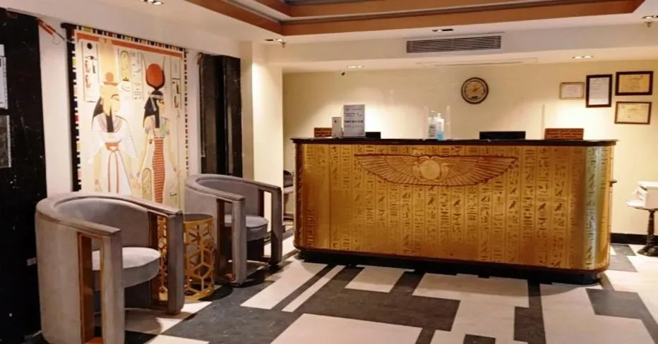 Lobby or reception in Pharaohs Hotel