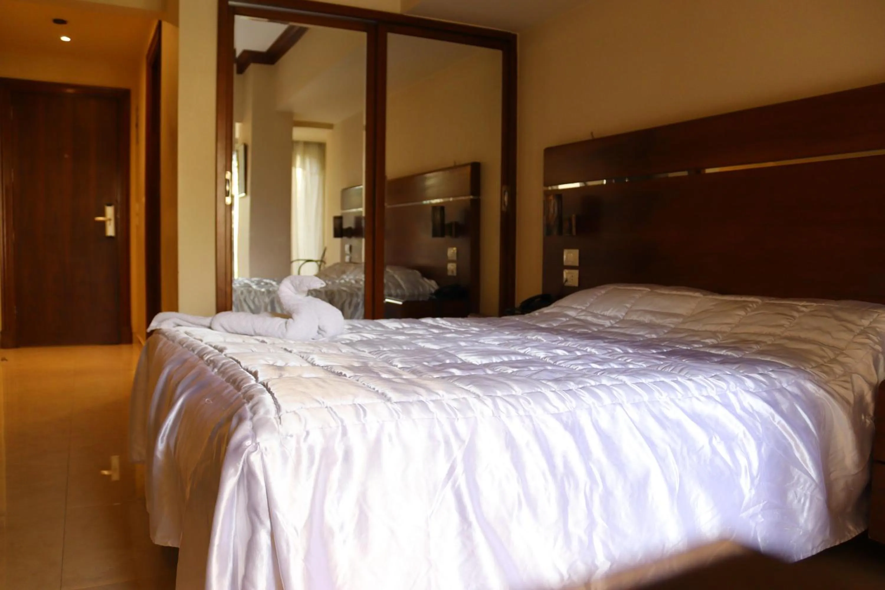 Bed in Pharaohs Hotel