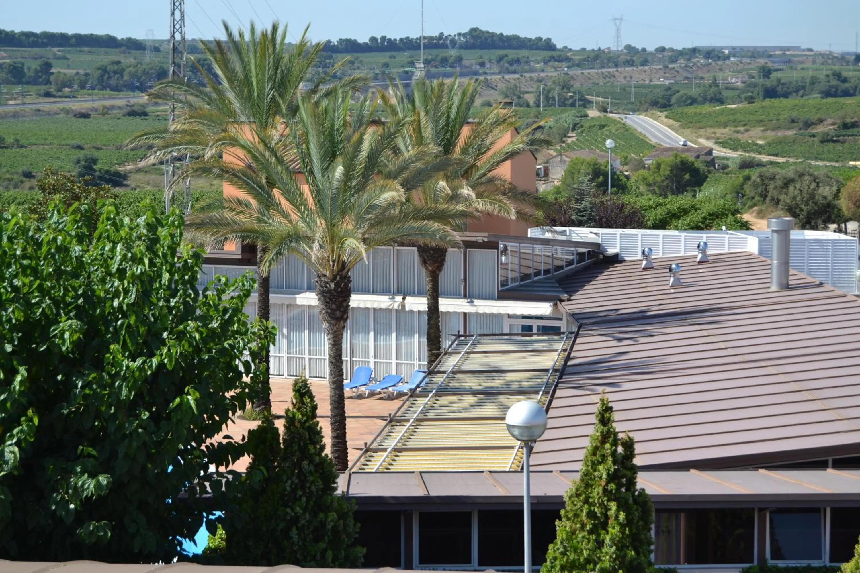 Pool view in Hotel Restaurant Sol i Vi