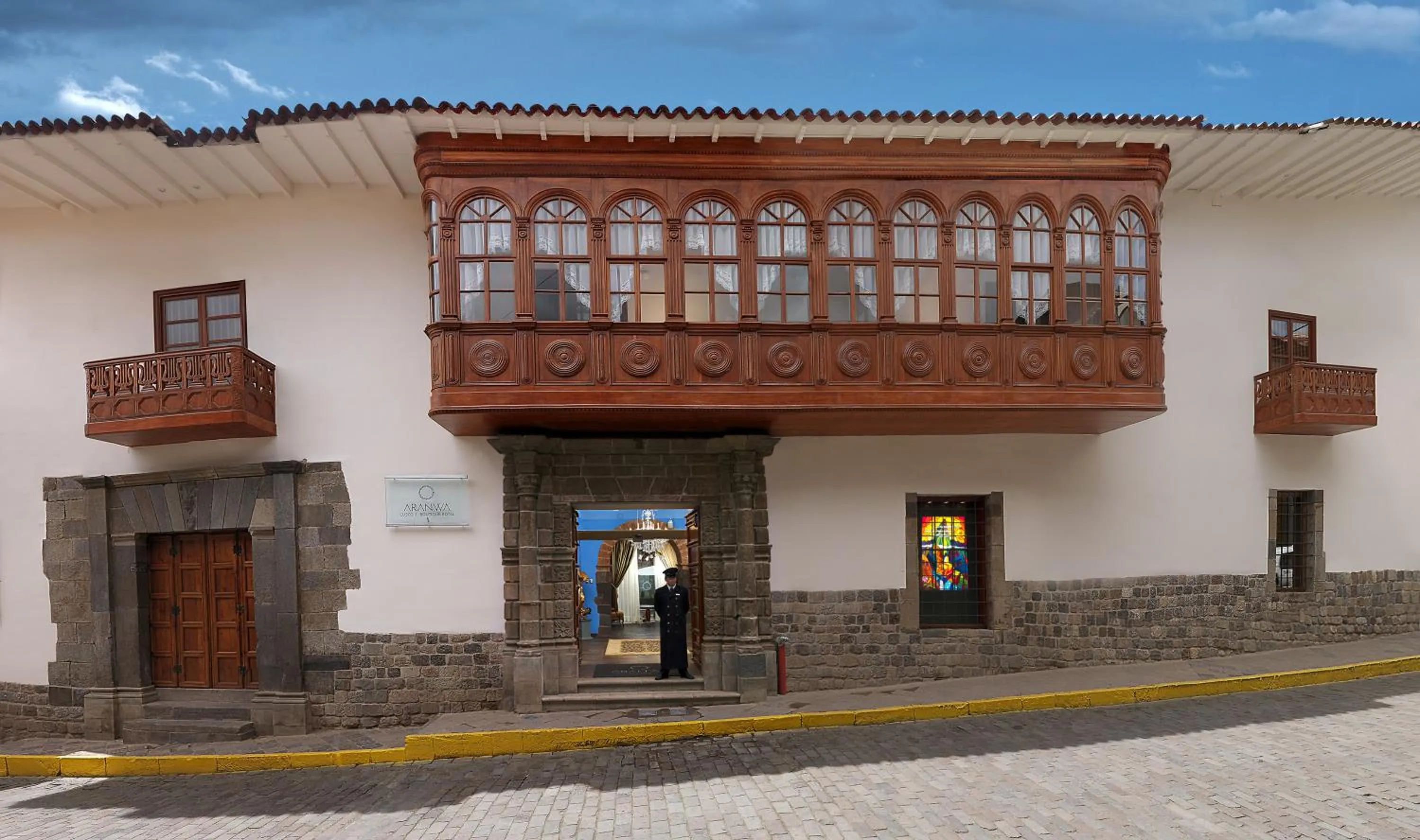Facade/entrance in Aranwa Cusco Boutique Hotel
