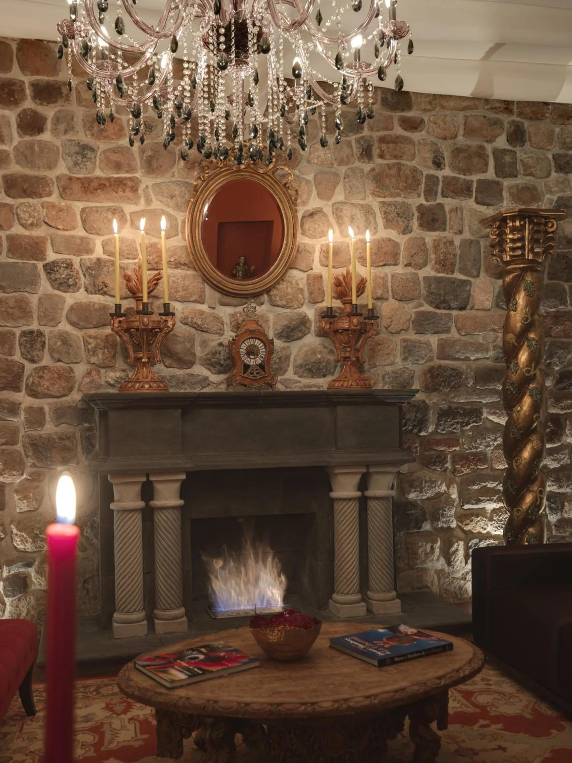 Seating area in Aranwa Cusco Boutique Hotel
