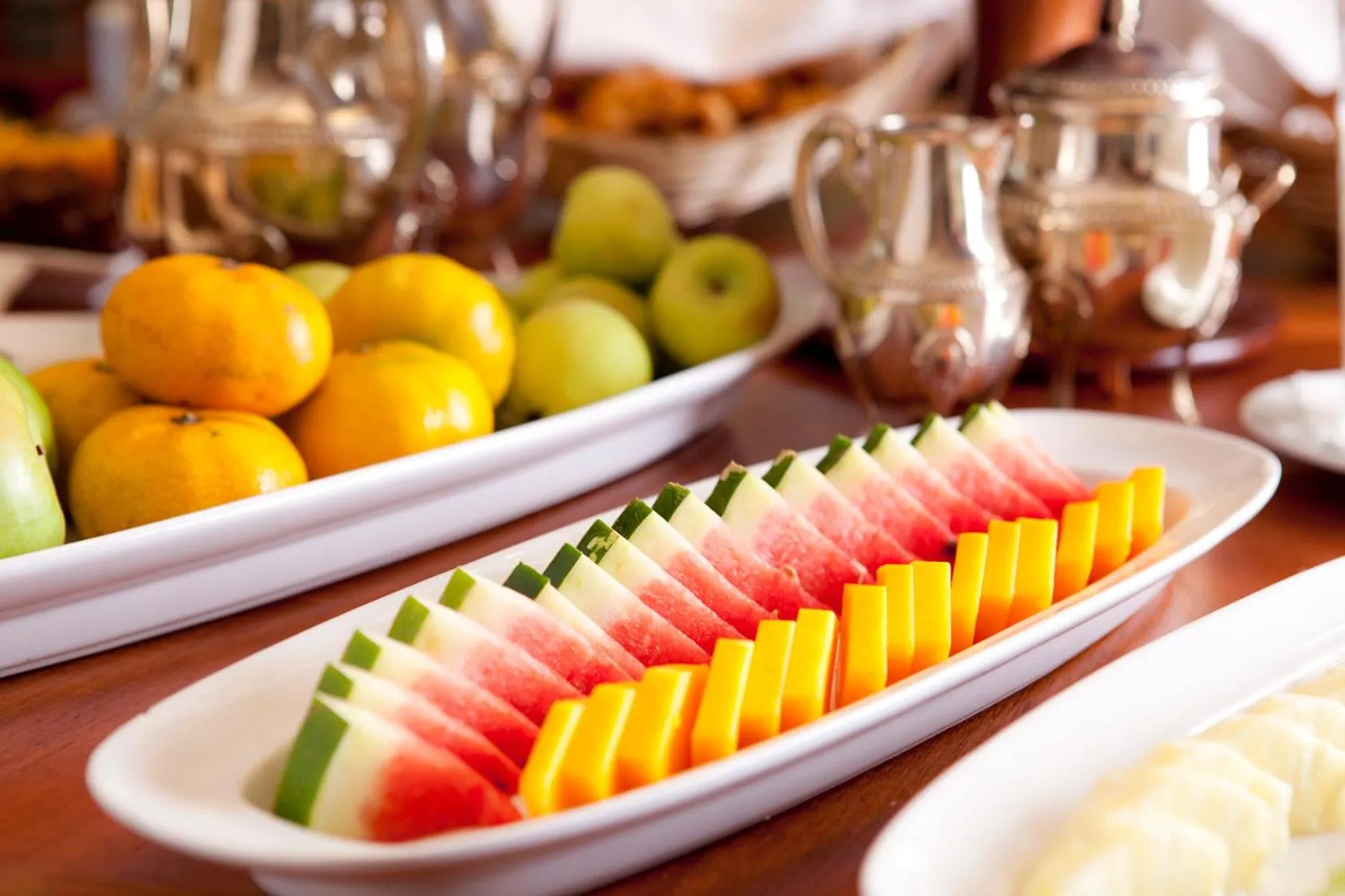 Buffet breakfast in Aranwa Cusco Boutique Hotel