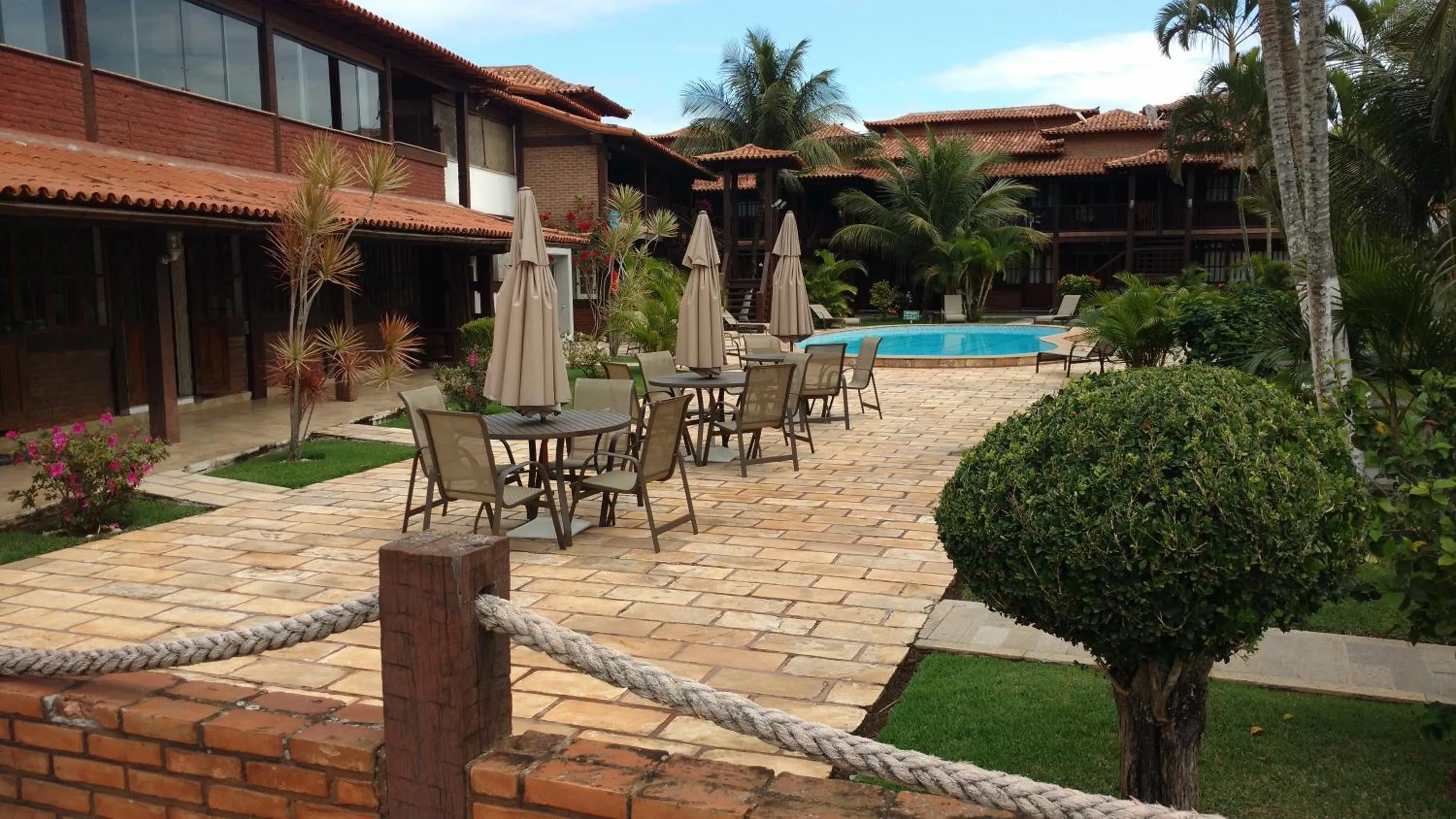Patio in Flat - Geribá Apart Hotel
