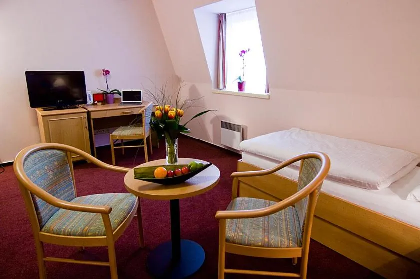 Seating area, Bed in Castle Residence Praha