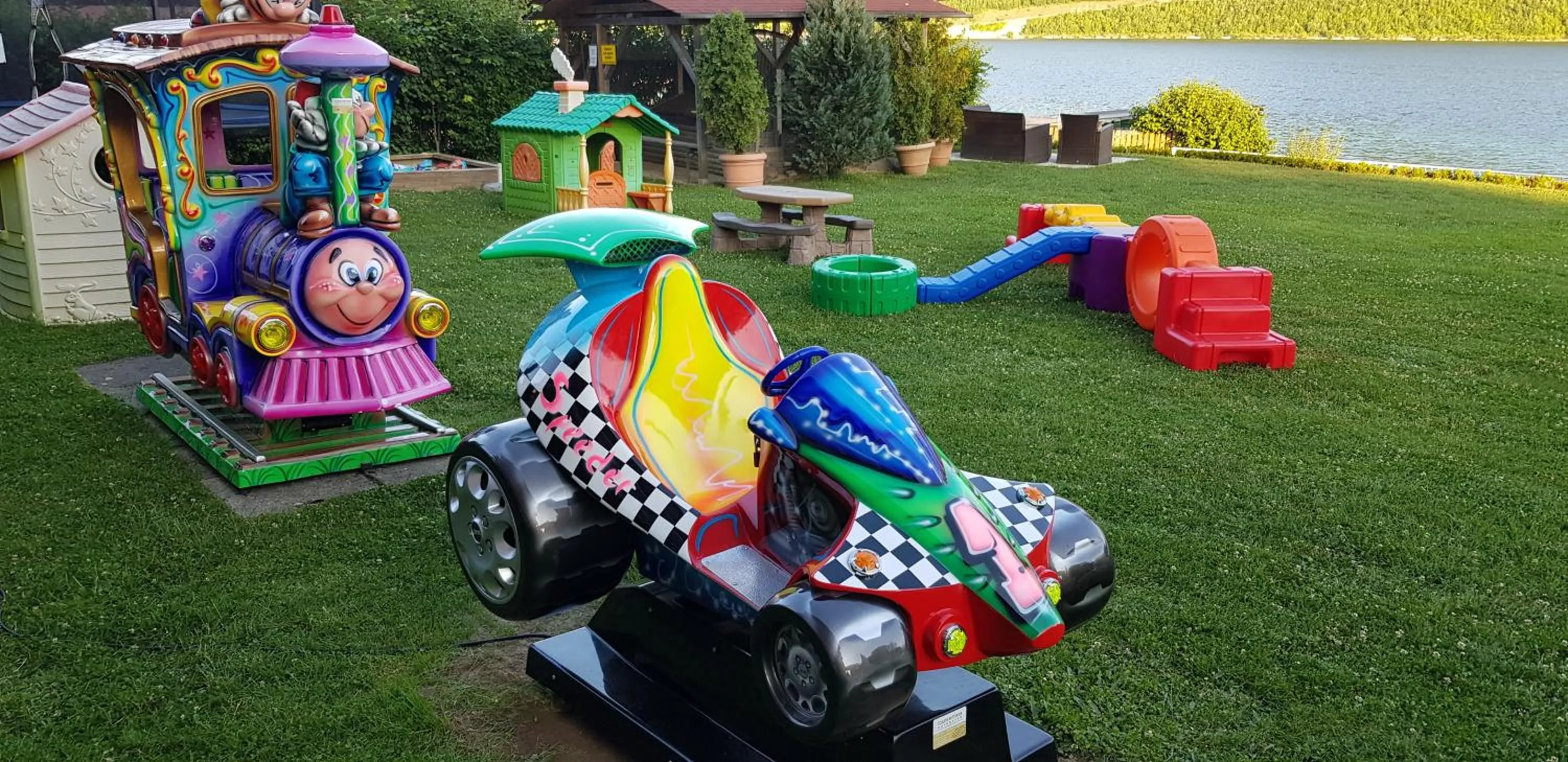 Children play ground in Strandhotel Orchidee