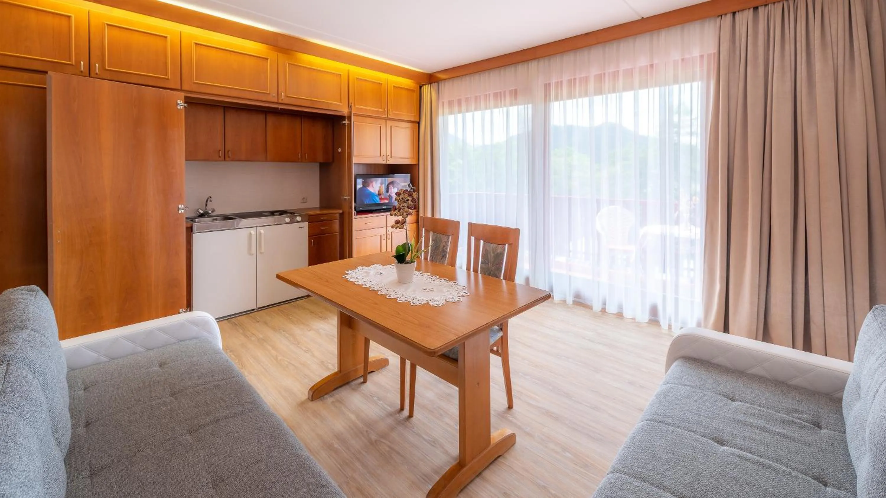 Balcony/Terrace in Strandhotel Orchidee