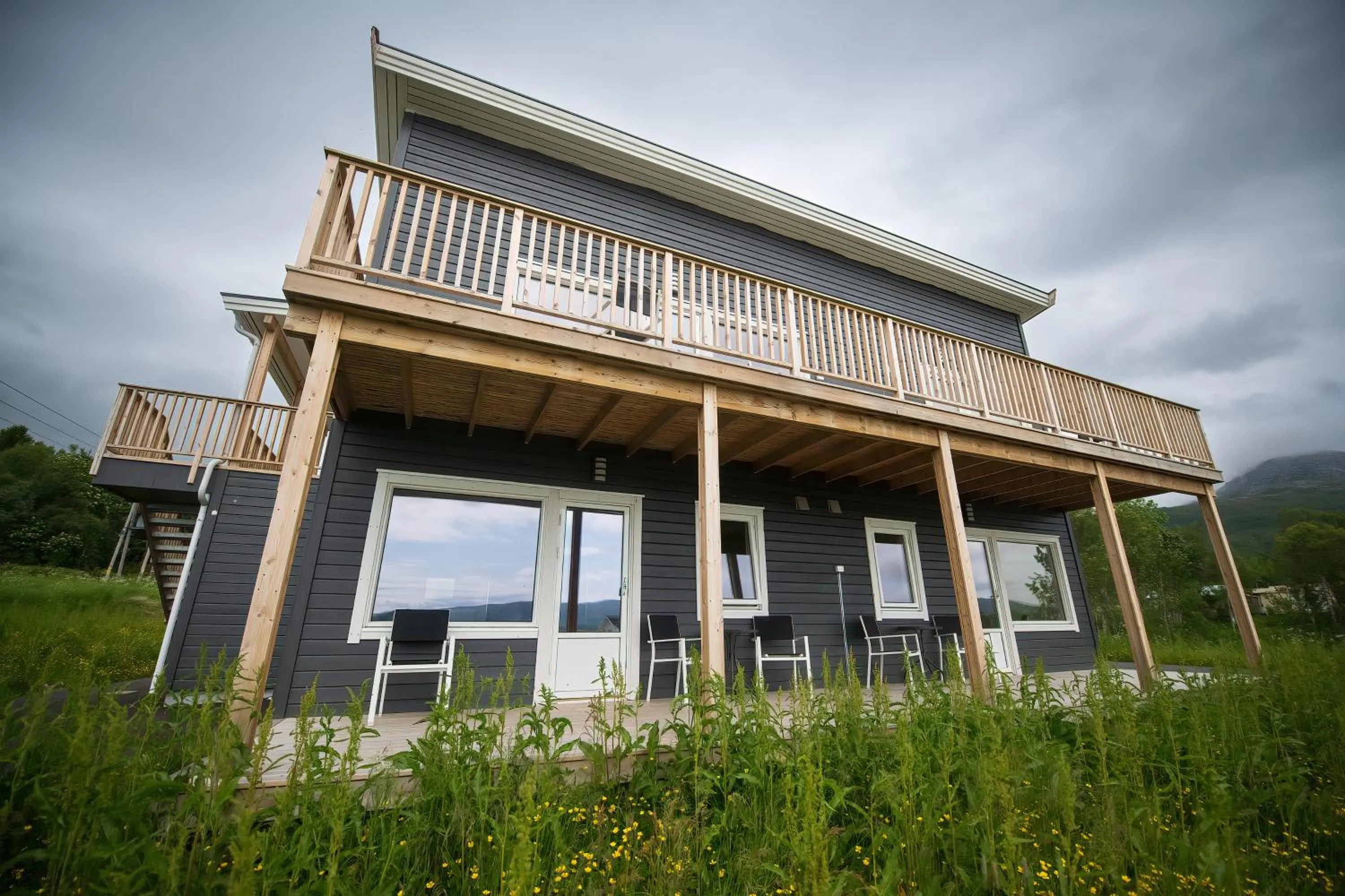 Property building in Senja Fjordhotell and Apartments