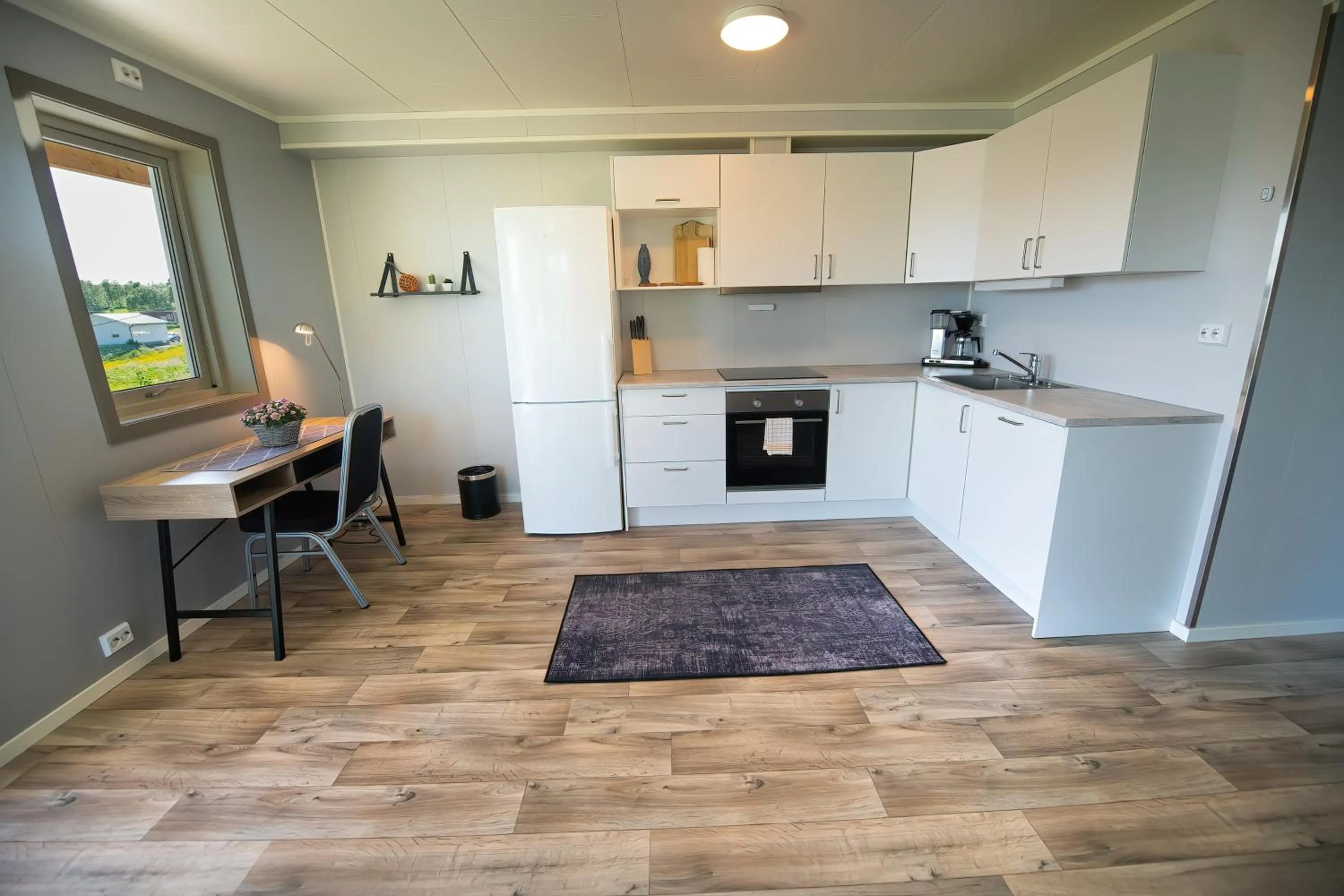 Coffee/tea facilities in Senja Fjordhotell and Apartments