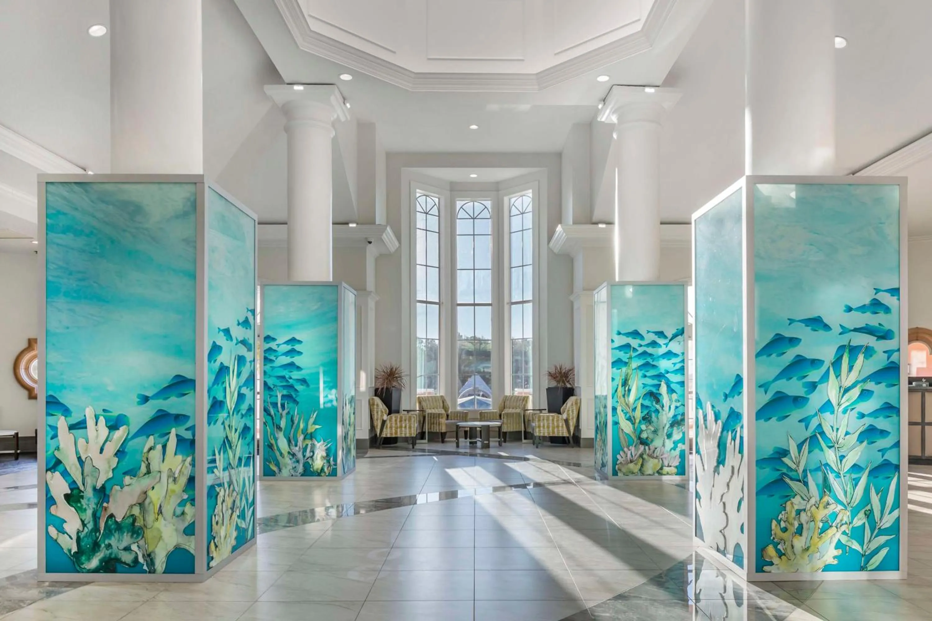 Lobby or reception in Hilton Grand Vacations Club SeaWorld Orlando