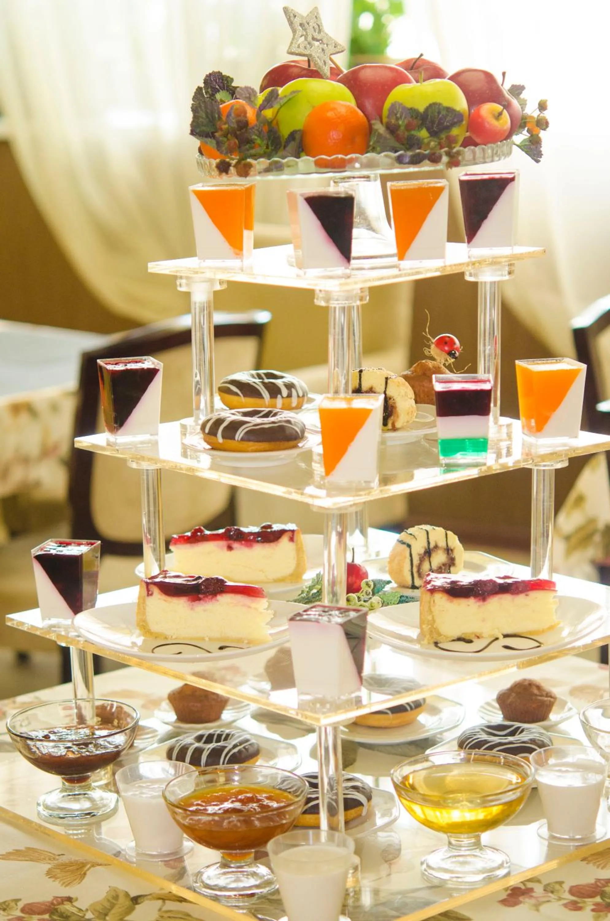 Continental breakfast in Jumbo Hotel