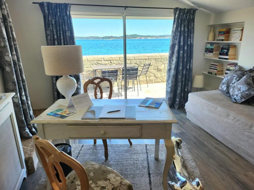 Seating area in La Belle Aurore