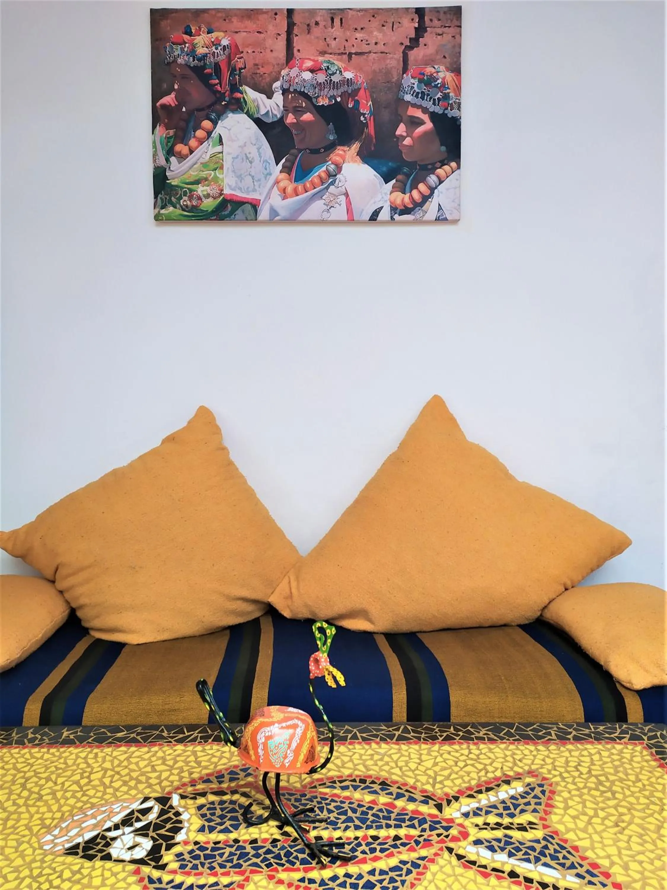 Bed in Riad Haizea Mogador