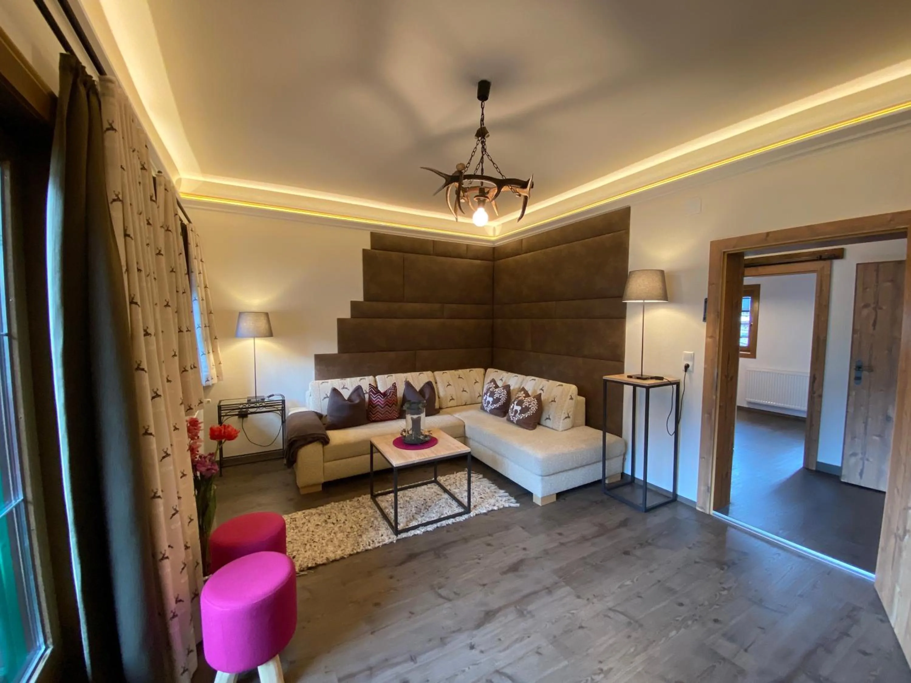 Bed in Ferienwohnungen Jägerheim & Jägerhaus
