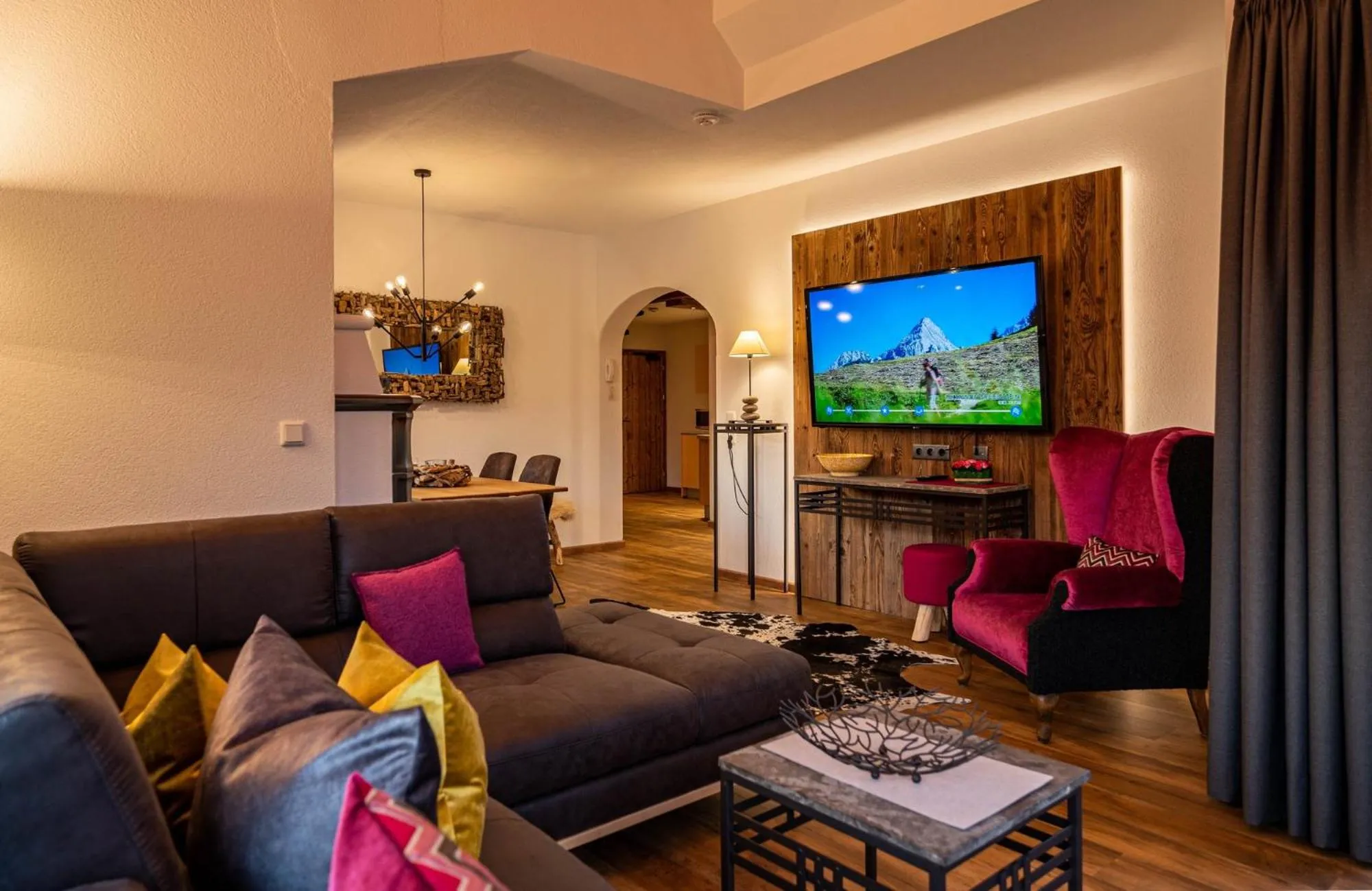 TV and multimedia in Ferienwohnungen Jägerheim & Jägerhaus