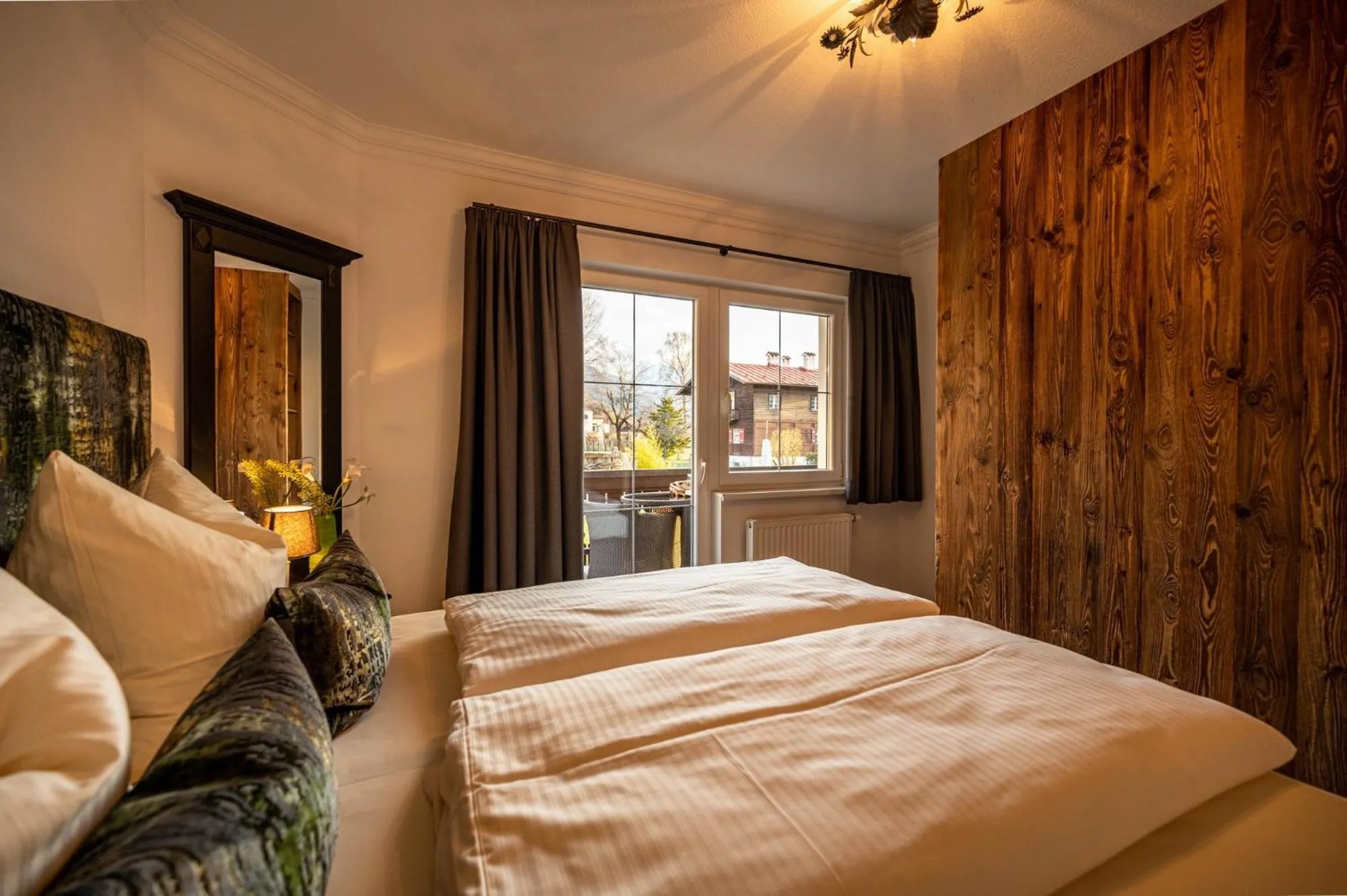 Bed in Ferienwohnungen Jägerheim & Jägerhaus