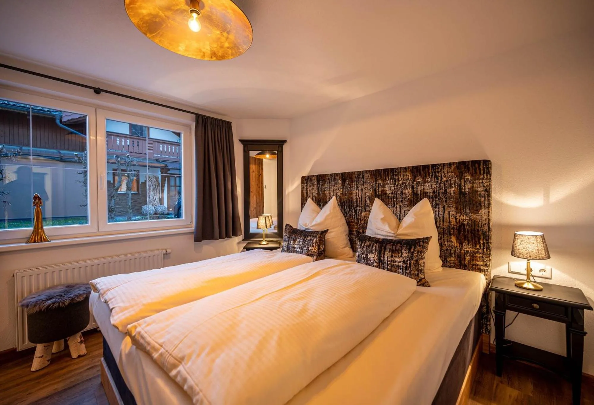 Bed in Ferienwohnungen Jägerheim & Jägerhaus