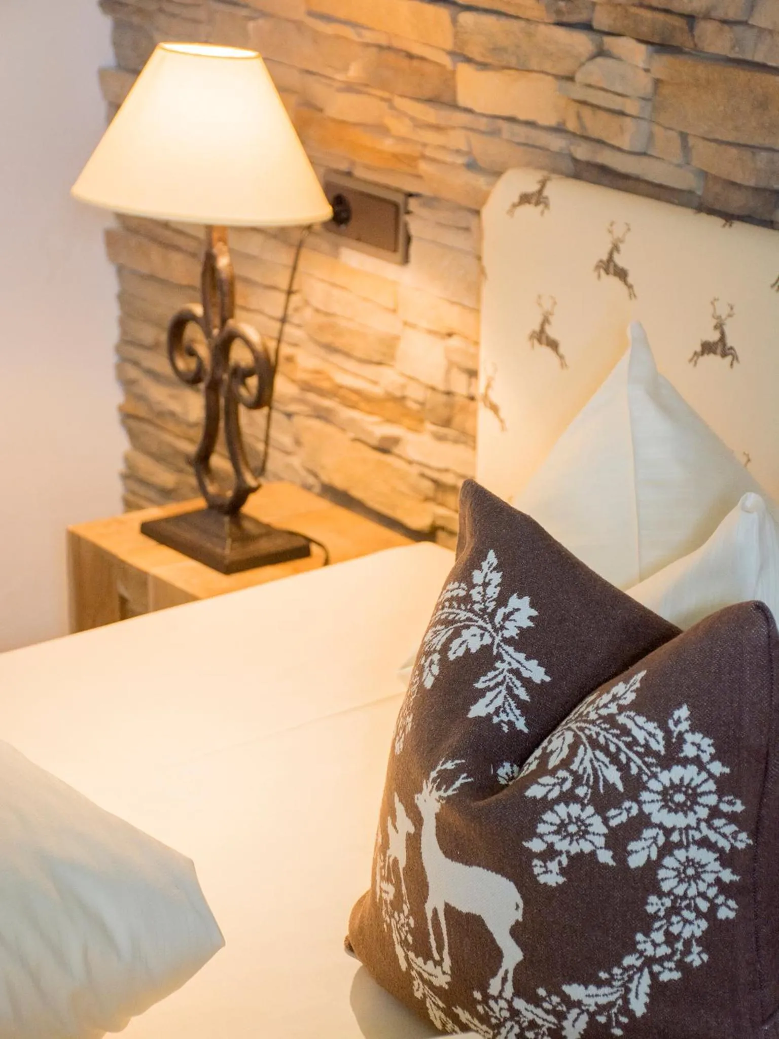 Bed in Ferienwohnungen Jägerheim & Jägerhaus