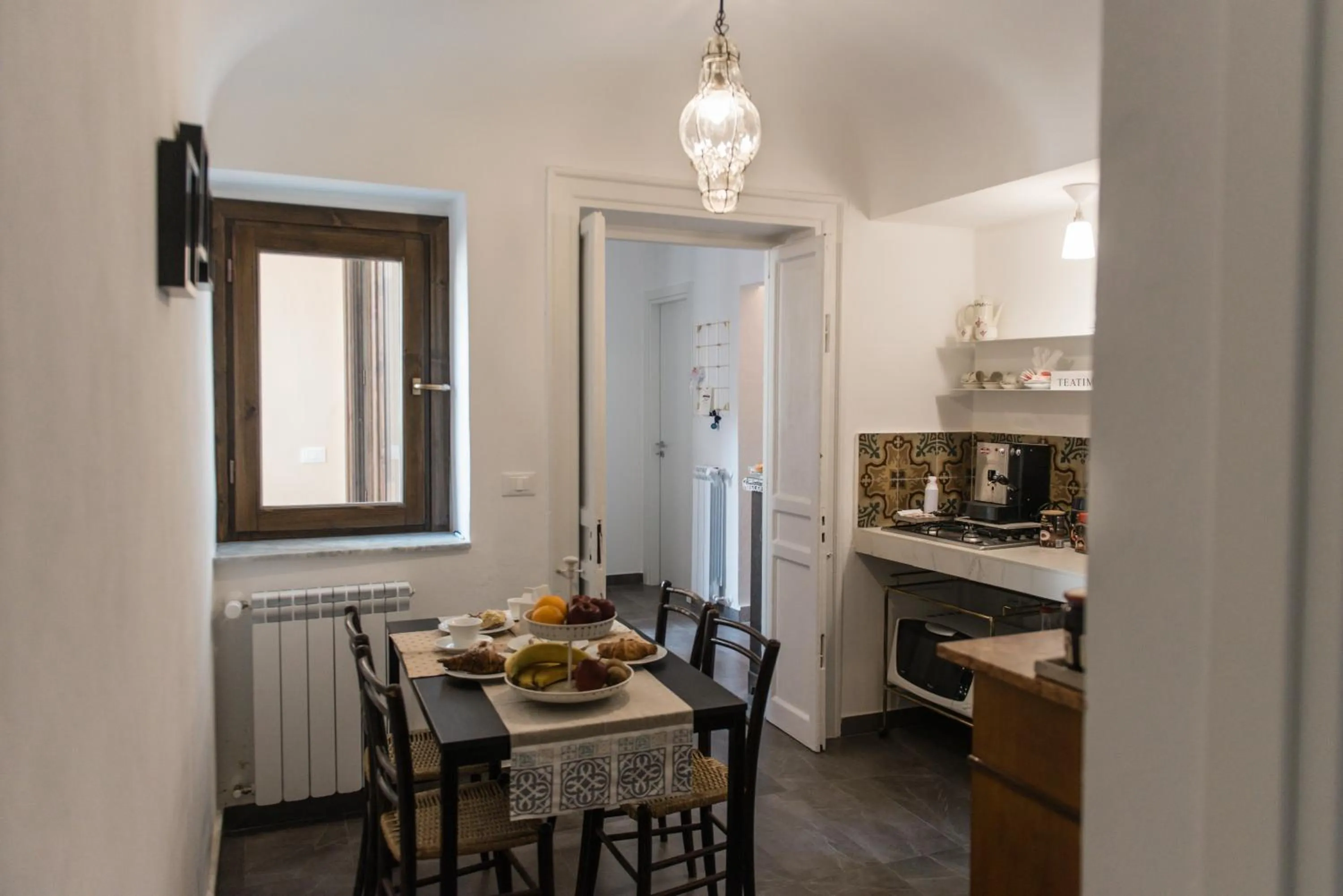 Kitchen or kitchenette in B&B Malvasia