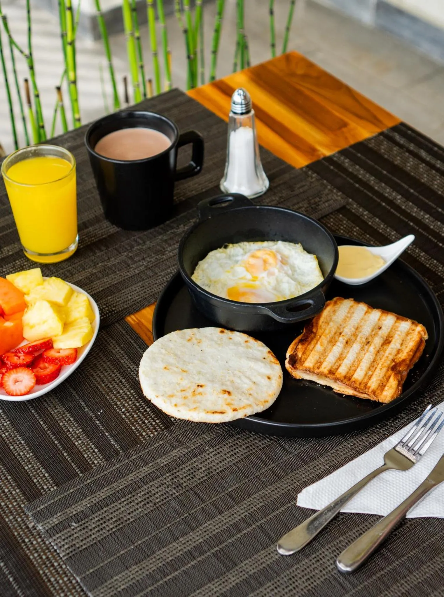 Breakfast in Hotel Piedras De Maní