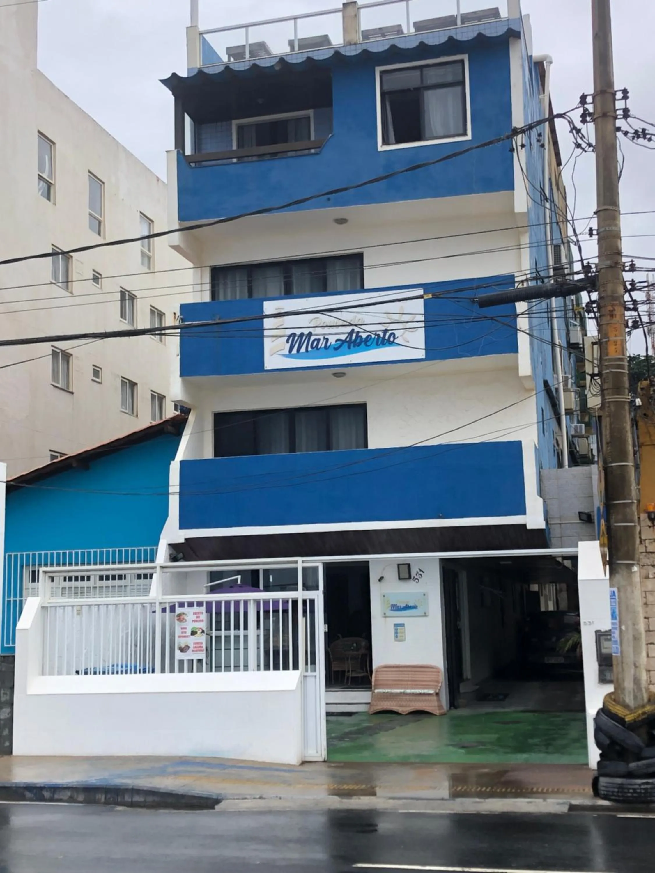 Facade/entrance in Pousada Mar Aberto