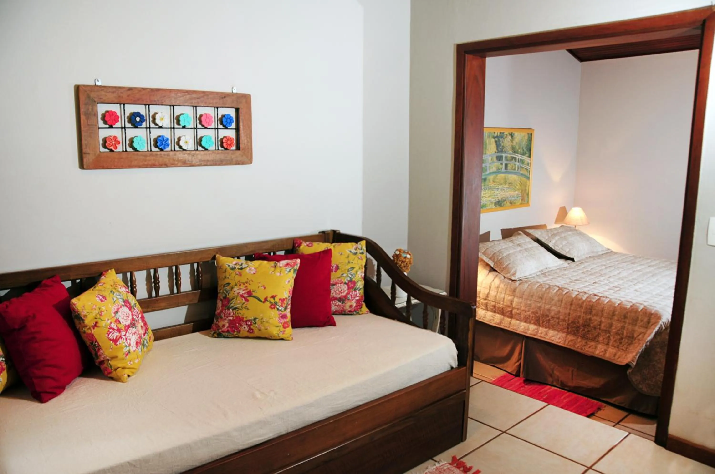 Bed in Hotel Daniela