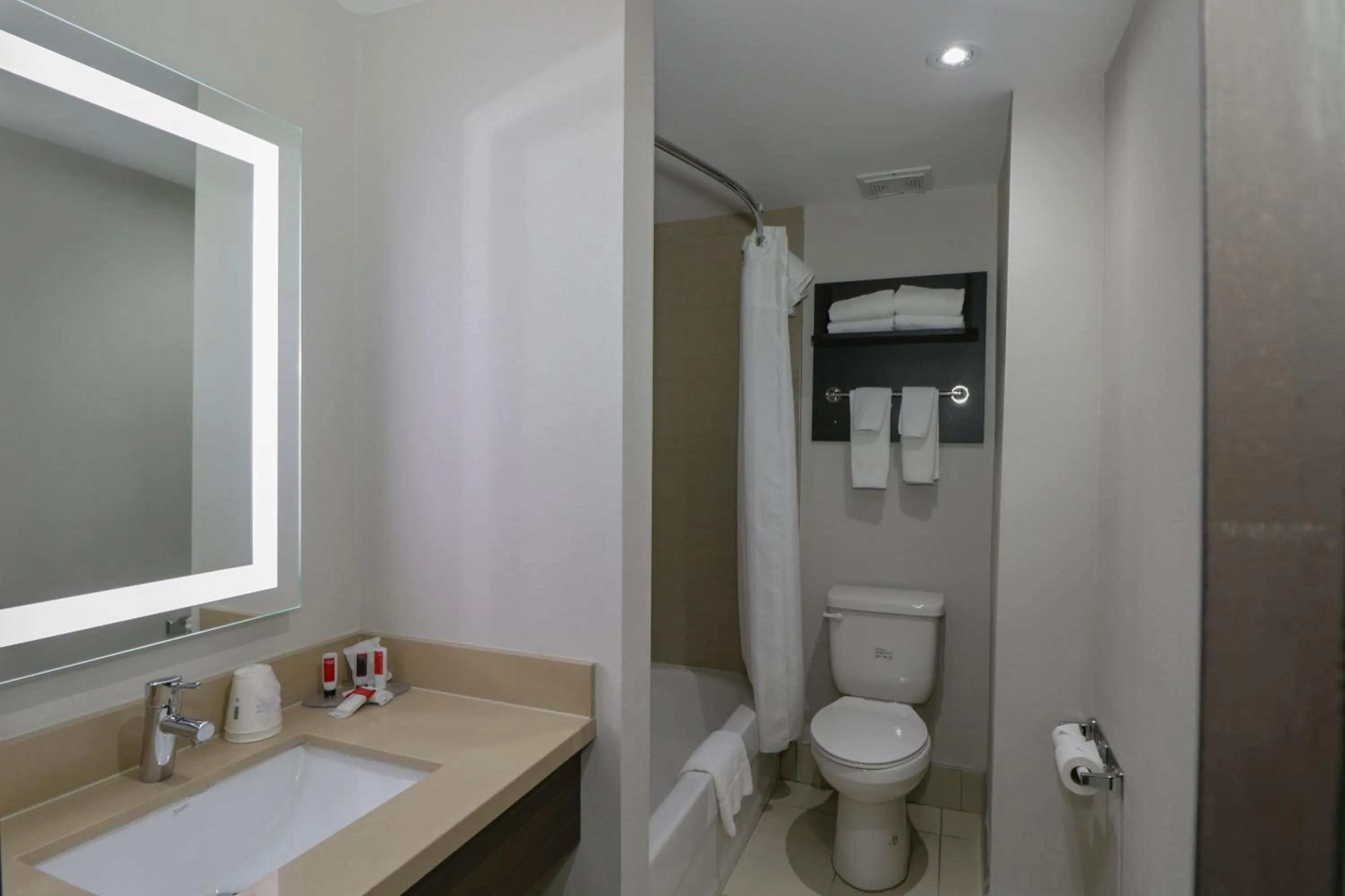 Toilet in Ramada by Wyndham Jackson's Point