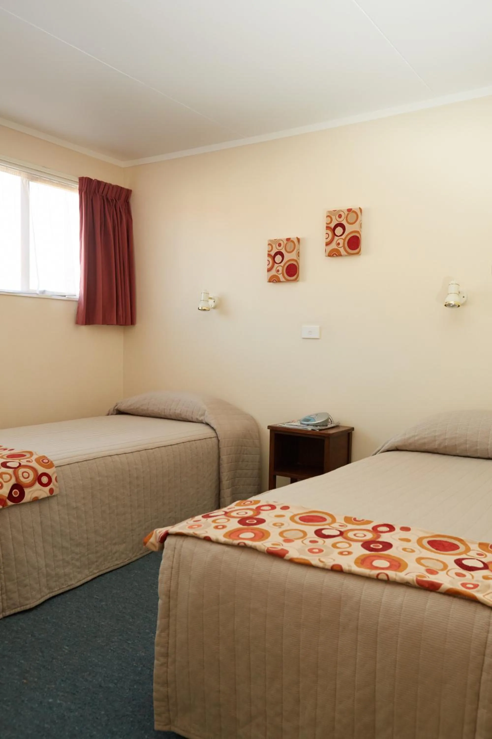 Bed in Bavarian Motel