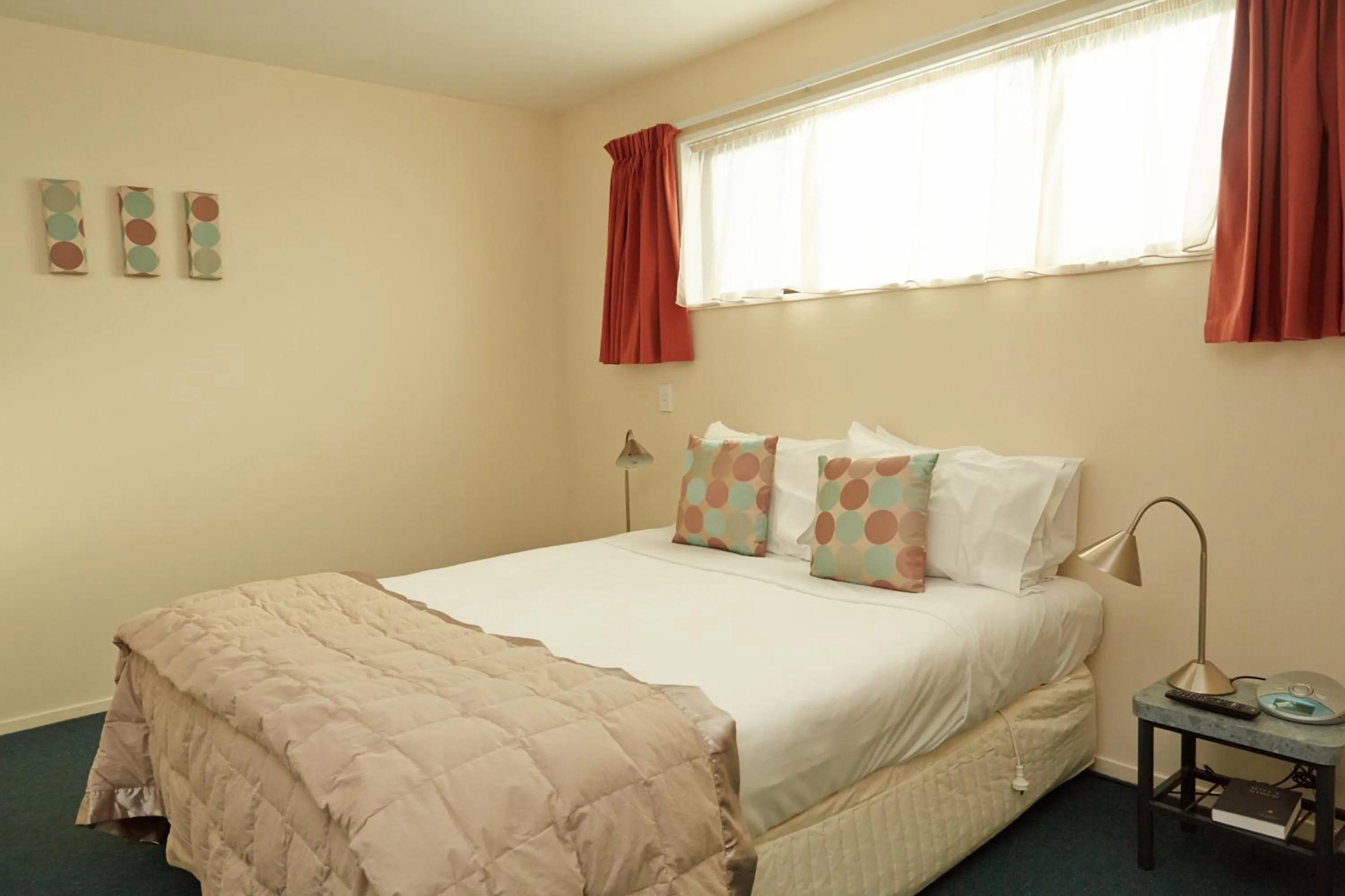 Bed in Bavarian Motel