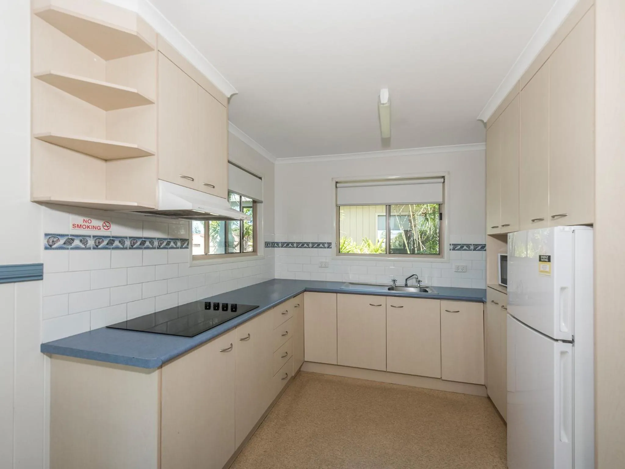 Kitchen or kitchenette in NRMA Woodgate Beach Holiday Park