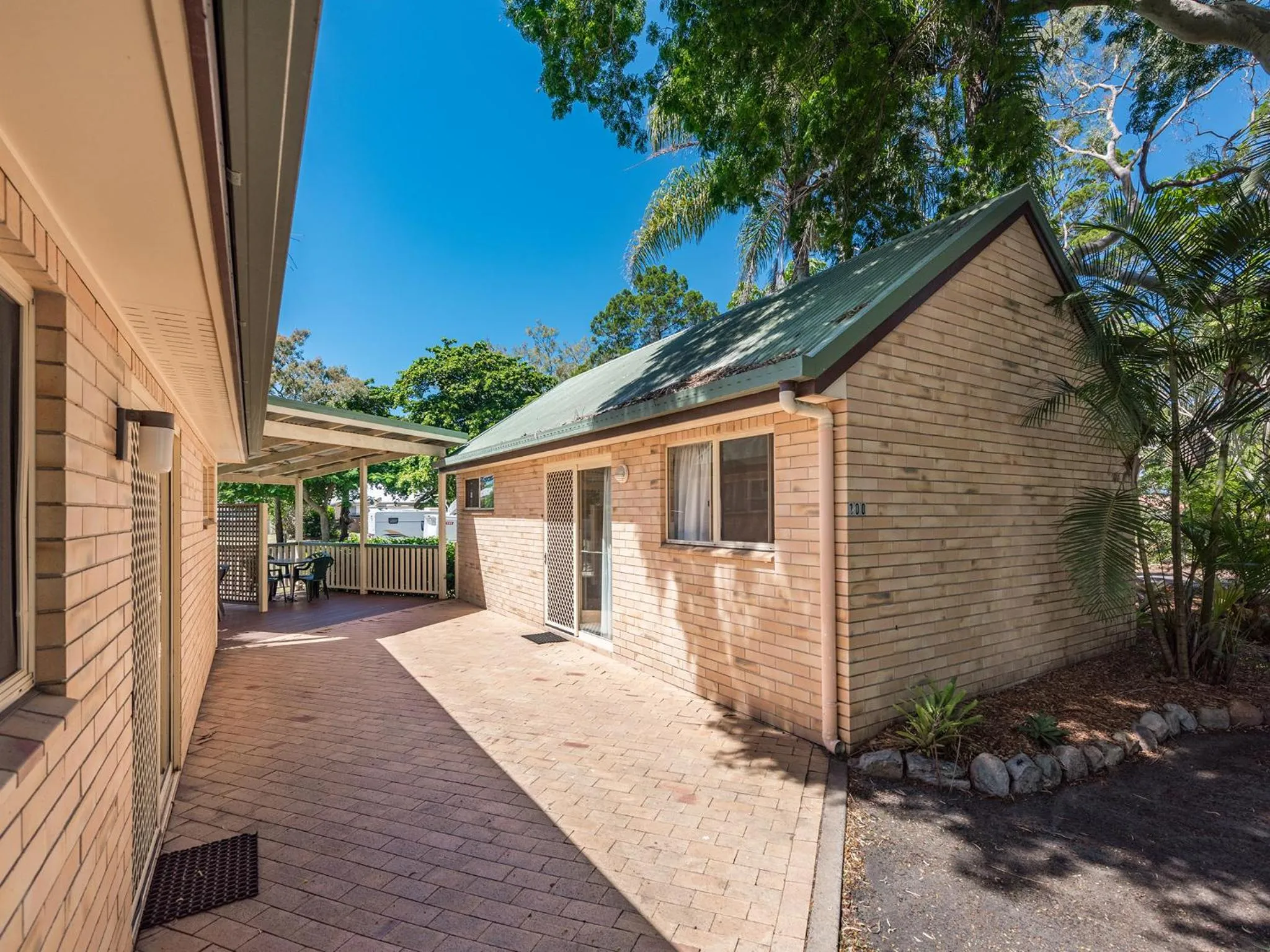 Facade/entrance in NRMA Woodgate Beach Holiday Park